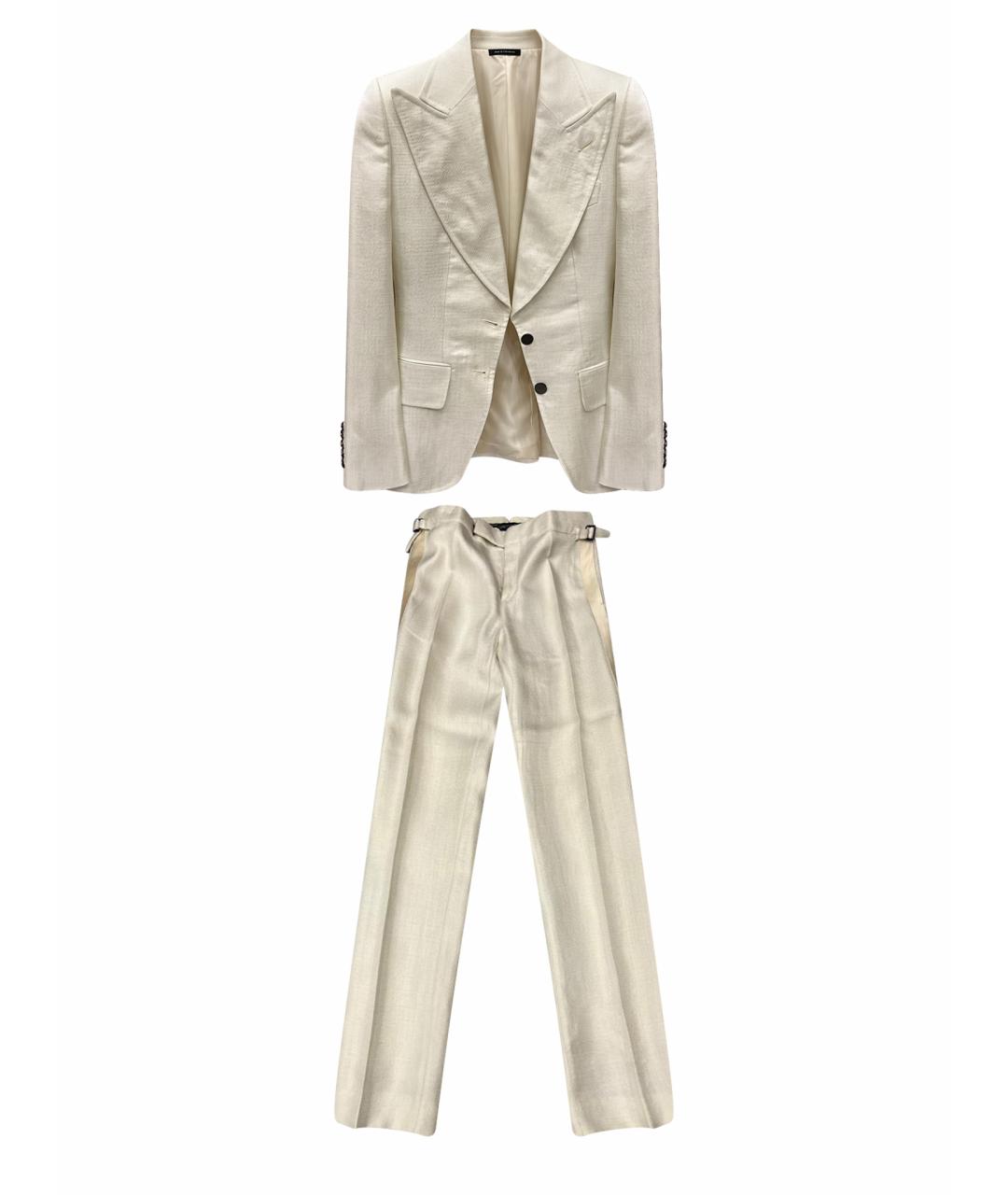 TOM FORD Белый костюм с брюками, фото 1