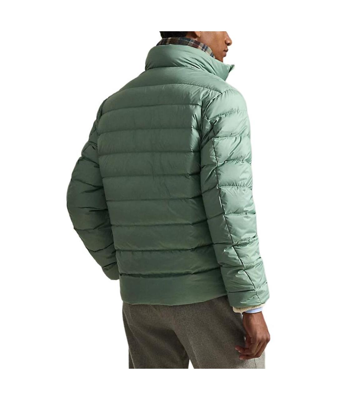 POLO RALPH LAUREN Зеленый пуховик, фото 4