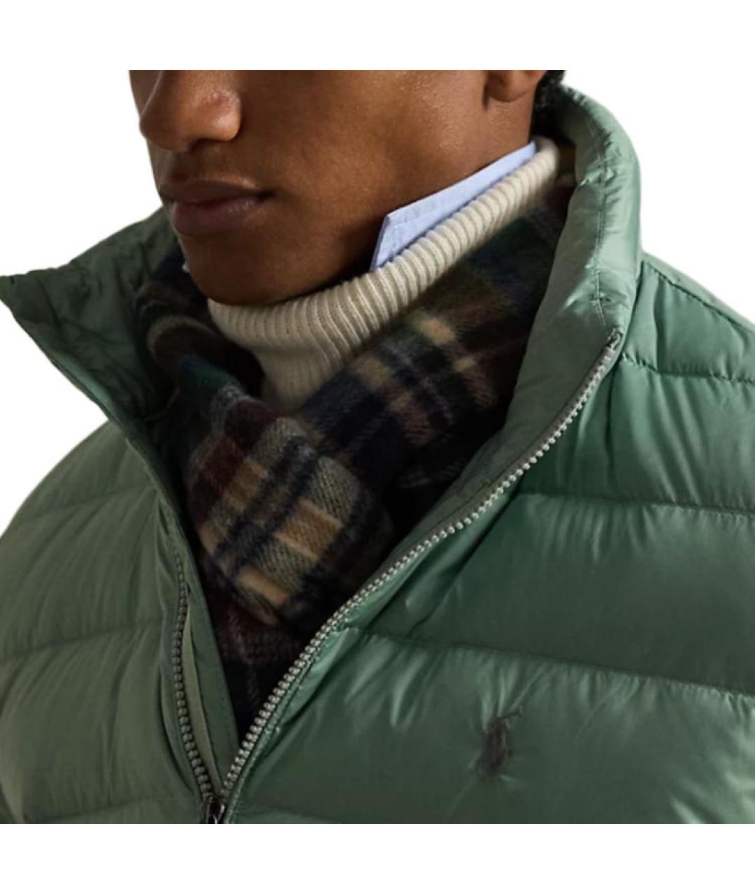 POLO RALPH LAUREN Зеленый пуховик, фото 5