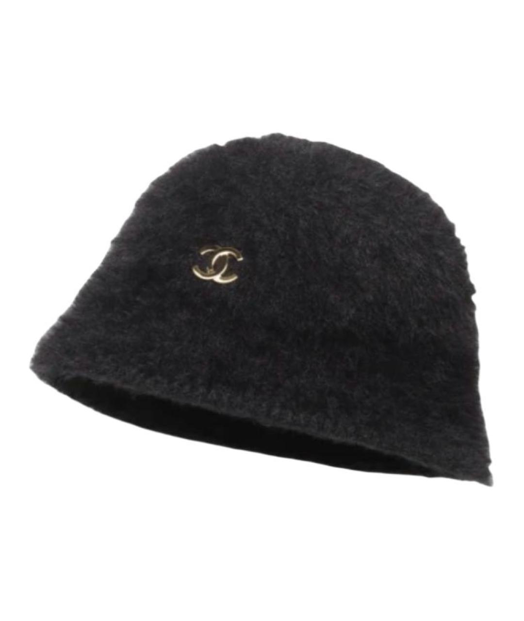 CHANEL Черная панама, фото 2