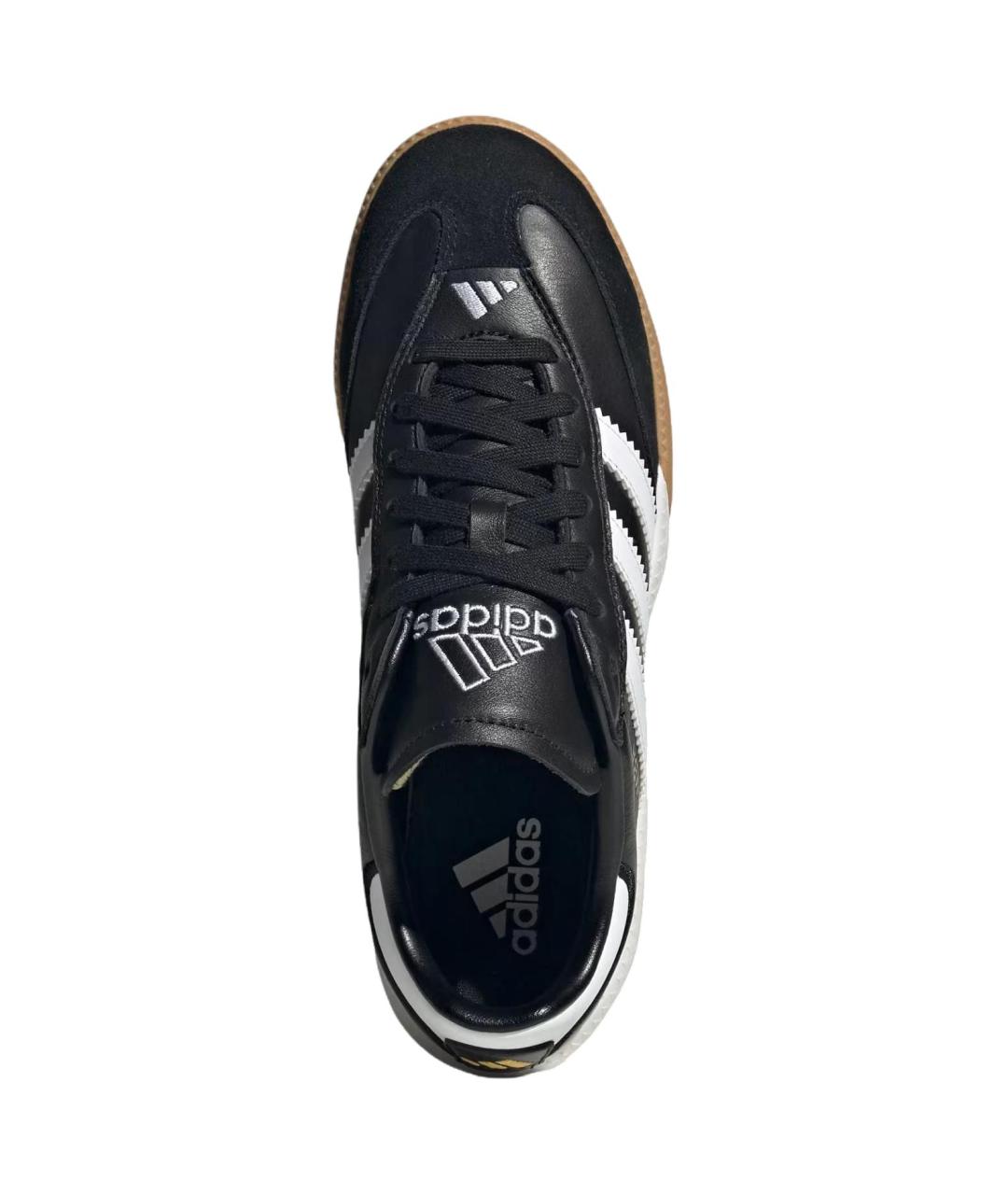 ADIDAS Черные кожаные кеды, фото 5
