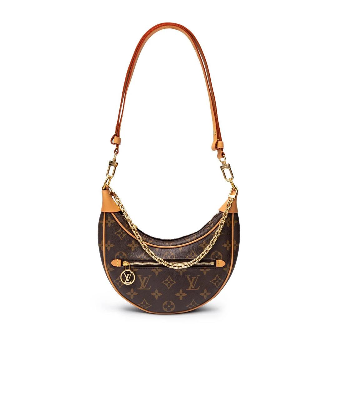 LOUIS VUITTON Коричневая сумка с короткими ручками из канвы, фото 1