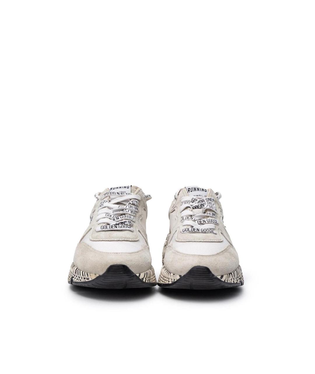 GOLDEN GOOSE Белые кожаные кроссовки, фото 4