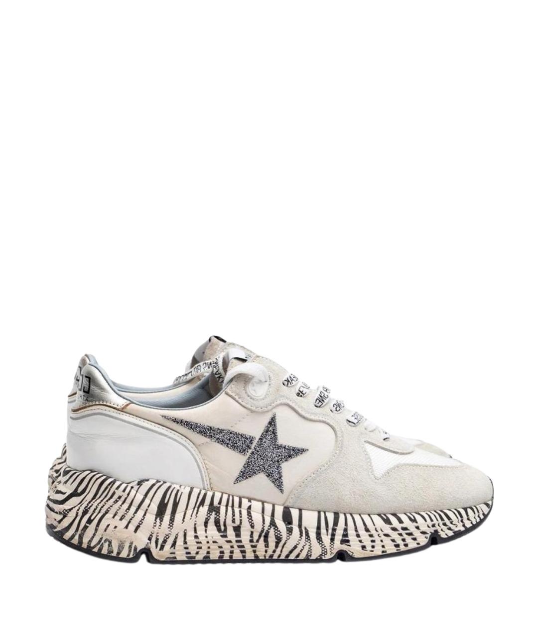 GOLDEN GOOSE Белые кожаные кроссовки, фото 1