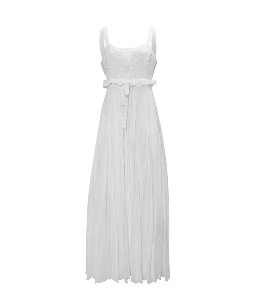 CHRISTIAN DIOR Белое хлопковое повседневное платье, фото 1