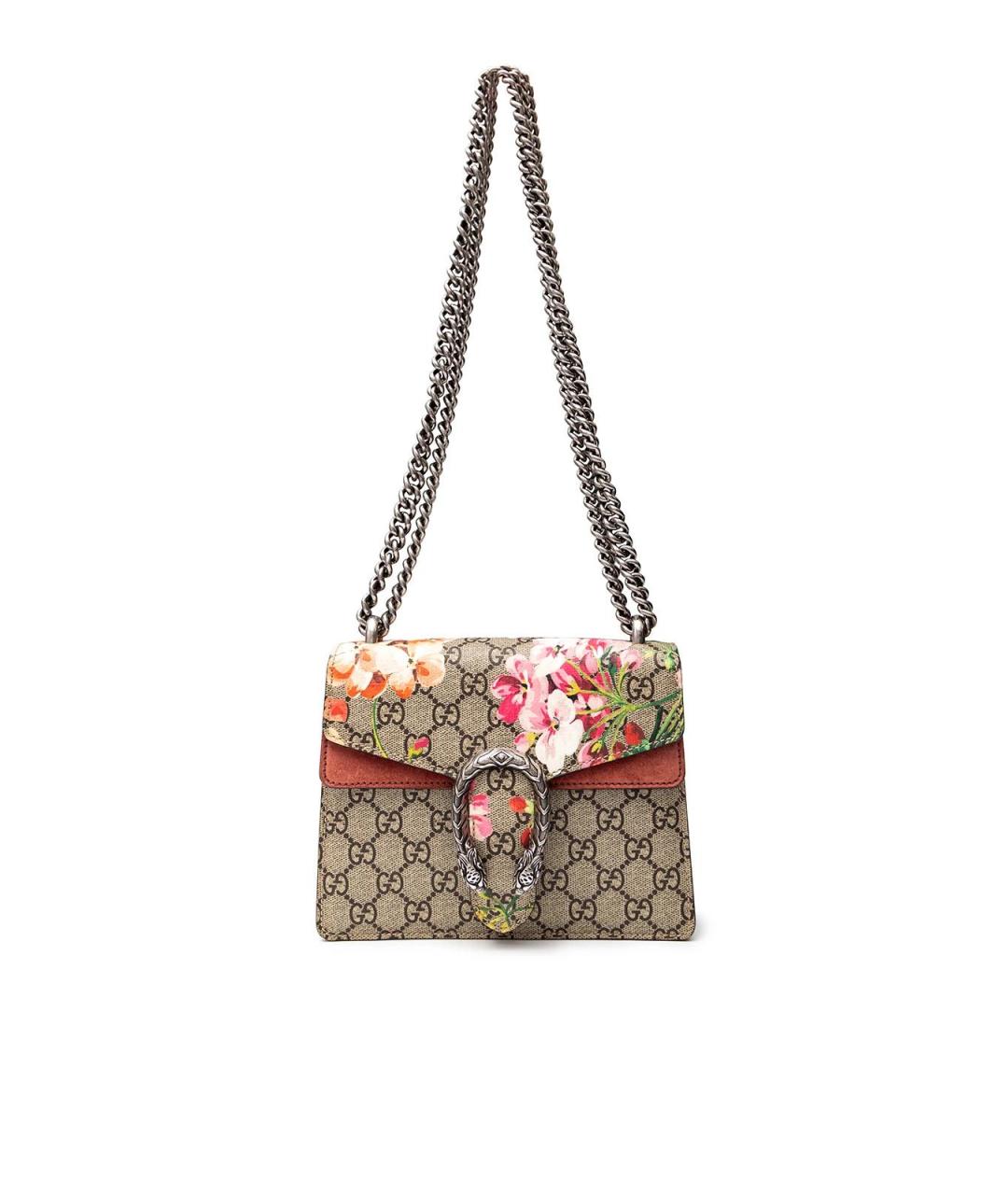 GUCCI Бежевая замшевая сумка через плечо, фото 4