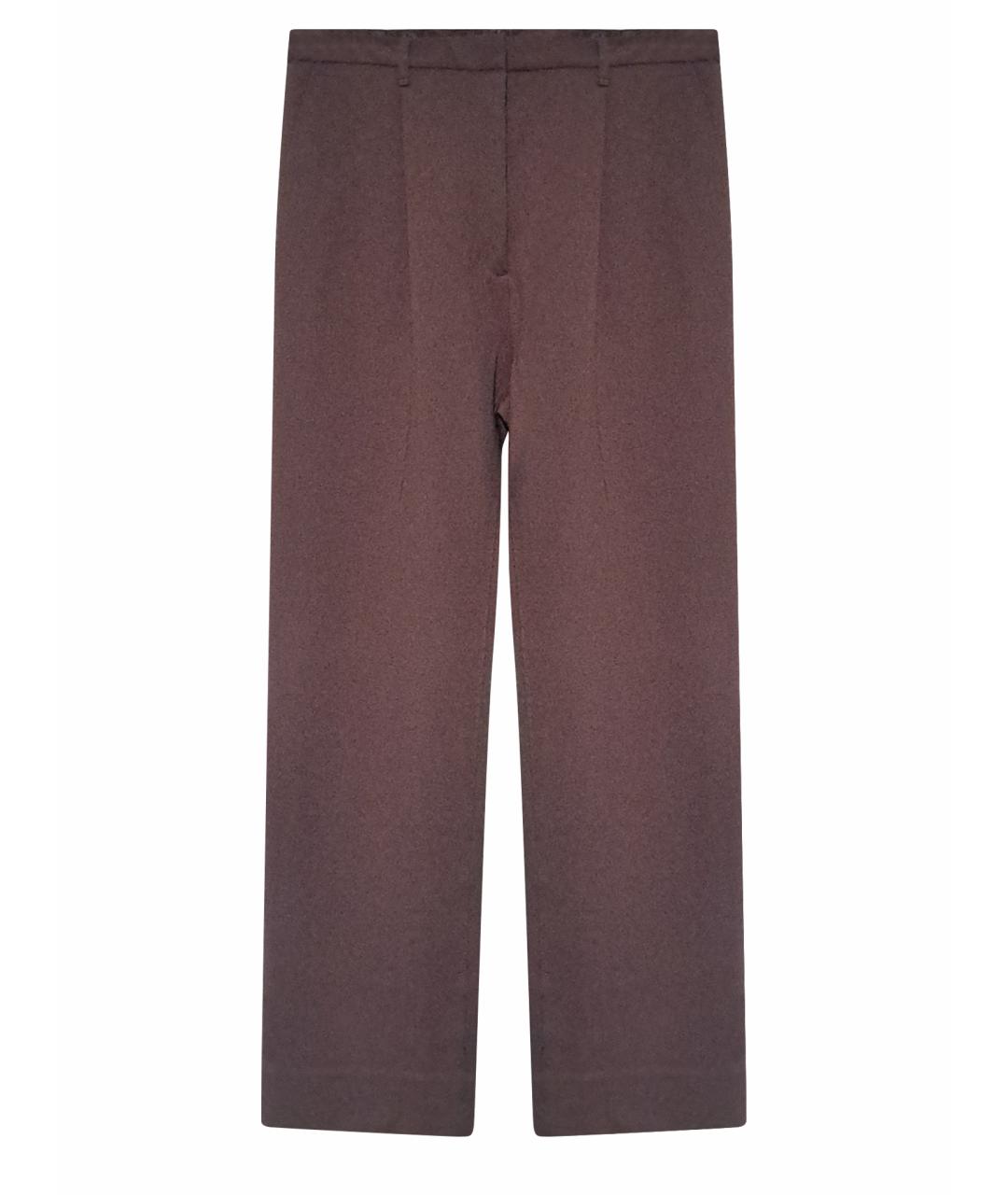 RAG & BONE Бордовые вискозные брюки широкие, фото 1
