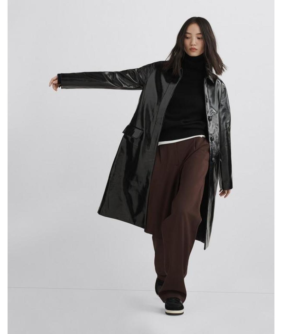 RAG & BONE Бордовые вискозные брюки широкие, фото 5