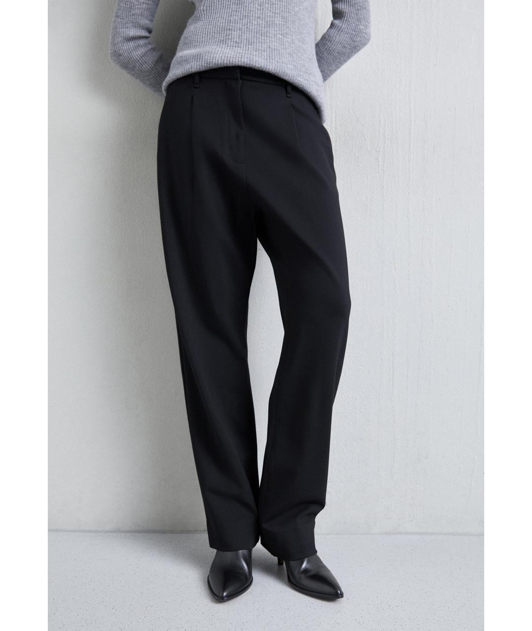 RAG & BONE Бордовые вискозные брюки широкие, фото 4