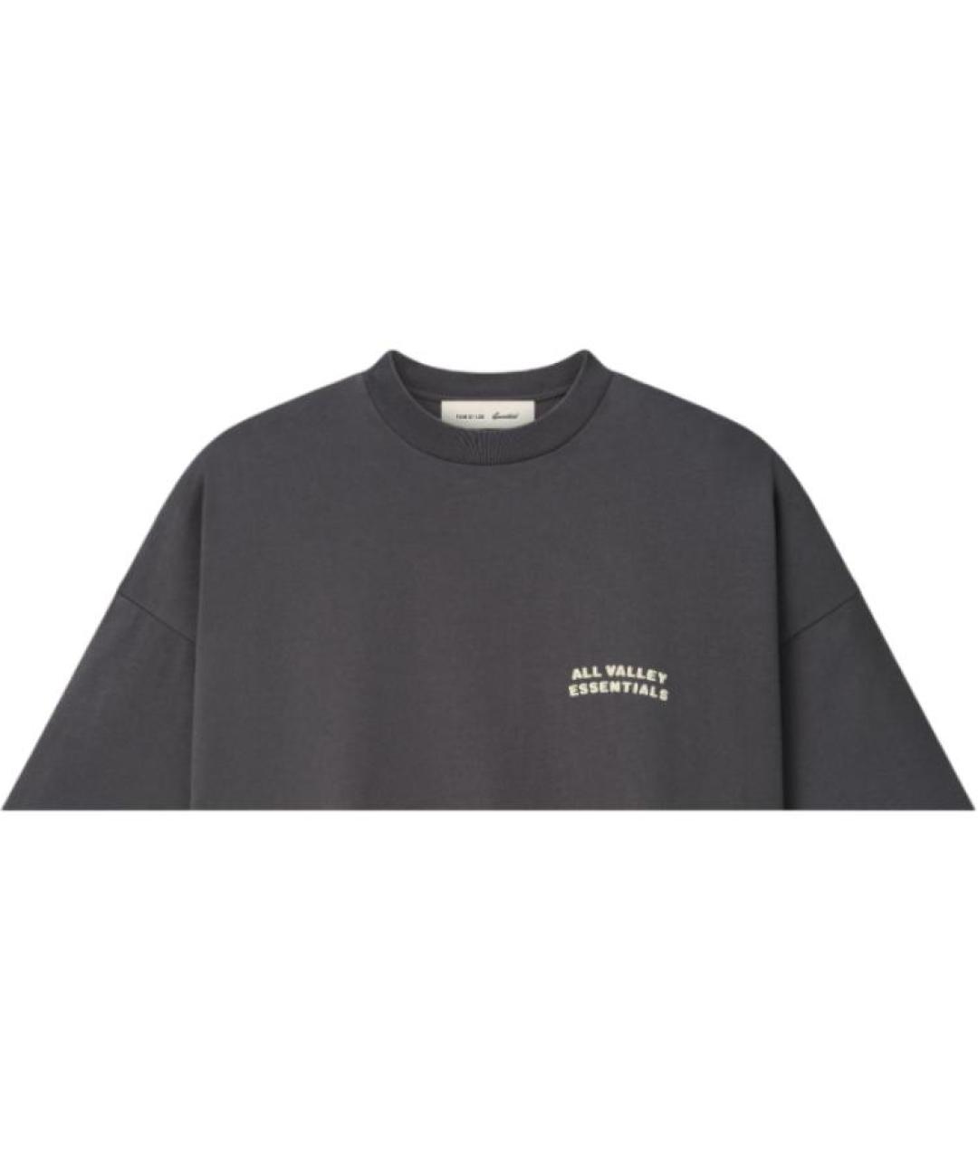 FEAR OF GOD ESSENTIALS Серая футболка, фото 3