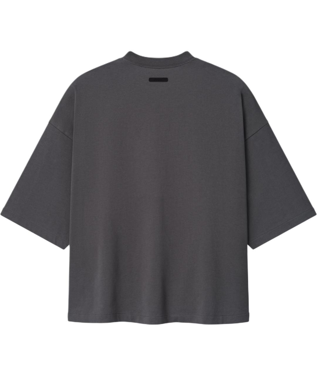 FEAR OF GOD ESSENTIALS Серая футболка, фото 2