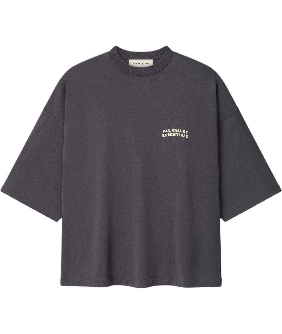 FEAR OF GOD ESSENTIALS Серая футболка, фото 1