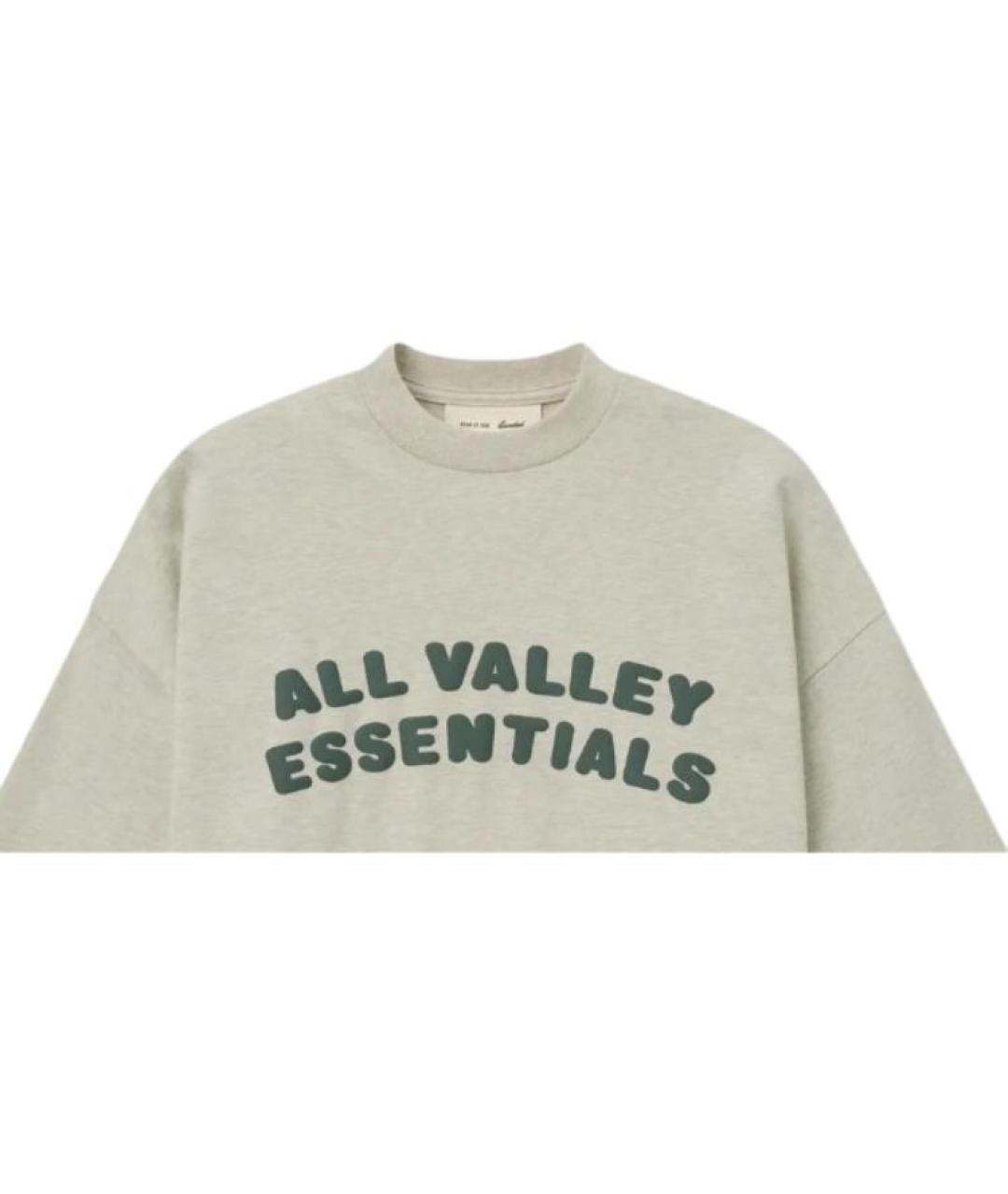 FEAR OF GOD ESSENTIALS Бежевая футболка, фото 5