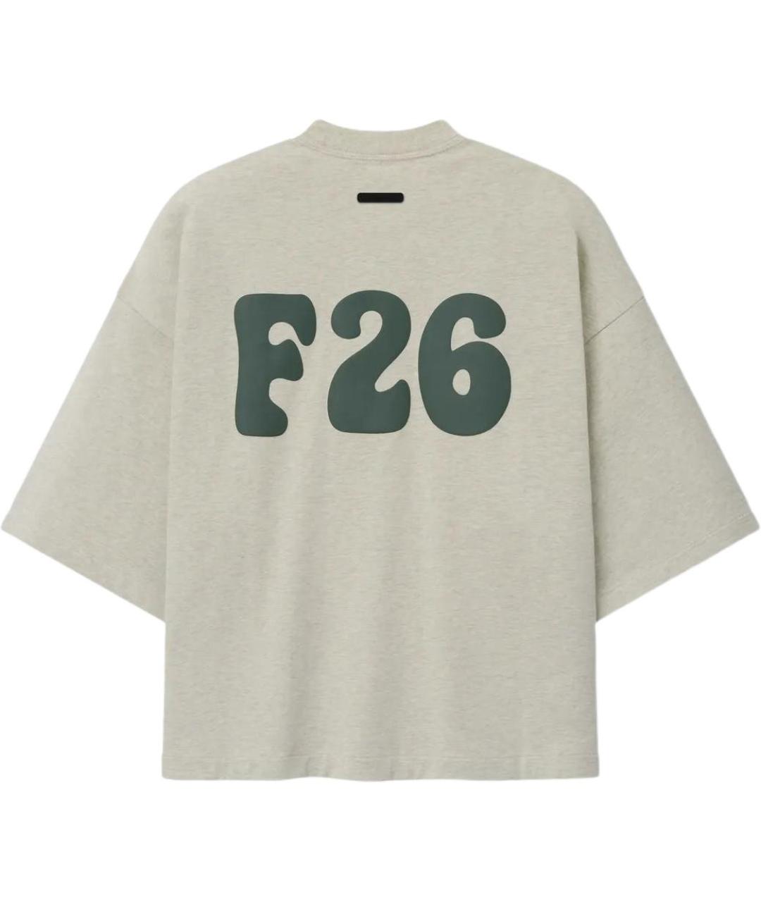 FEAR OF GOD ESSENTIALS Бежевая футболка, фото 2