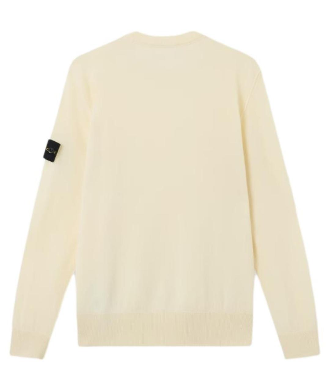 STONE ISLAND Бежевый джемпер / свитер, фото 2
