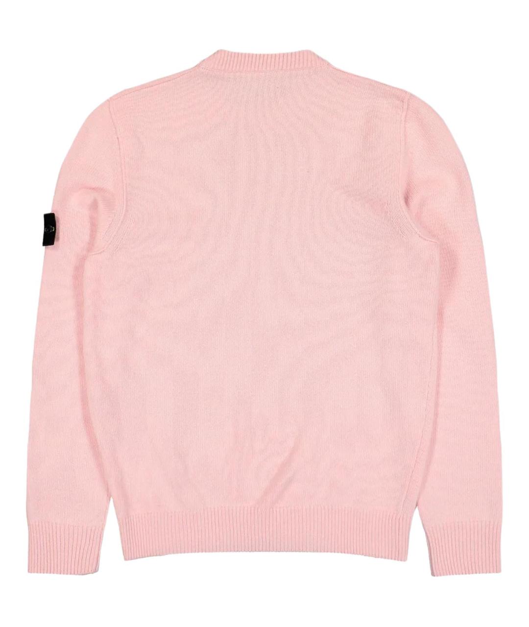 STONE ISLAND Розовый джемпер / свитер, фото 2