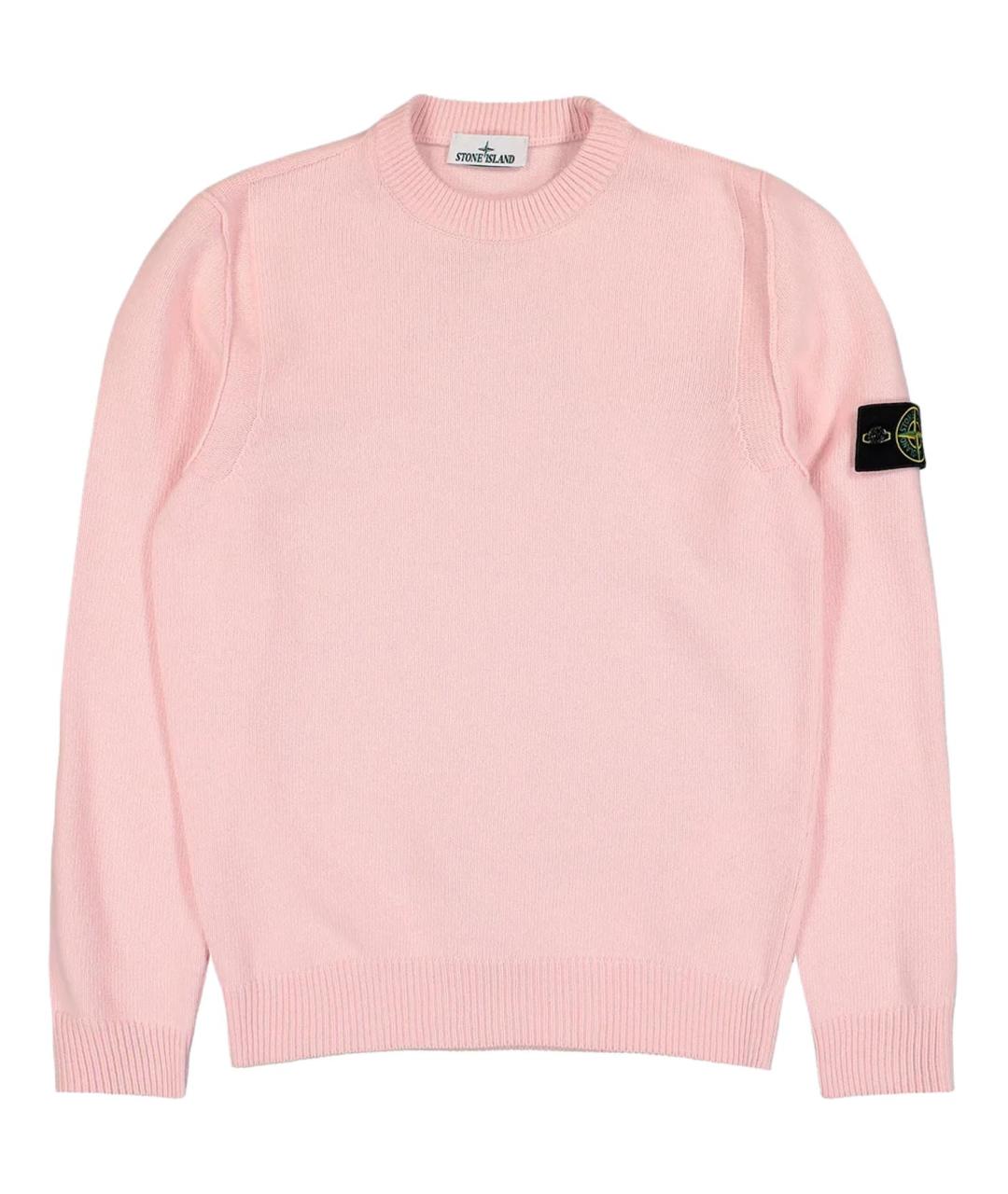 STONE ISLAND Розовый джемпер / свитер, фото 1