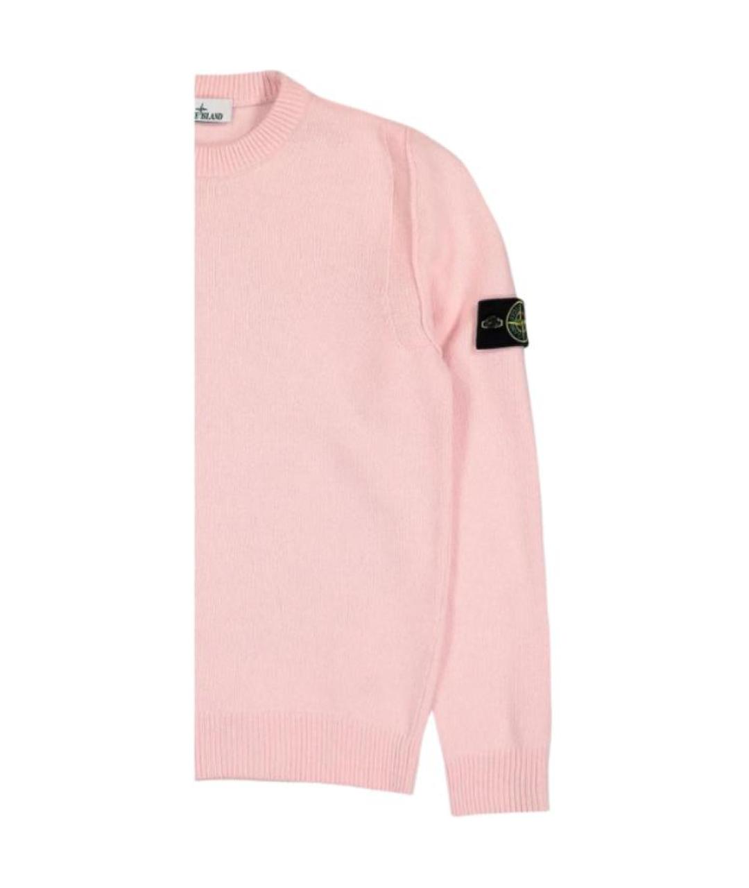 STONE ISLAND Розовый джемпер / свитер, фото 3
