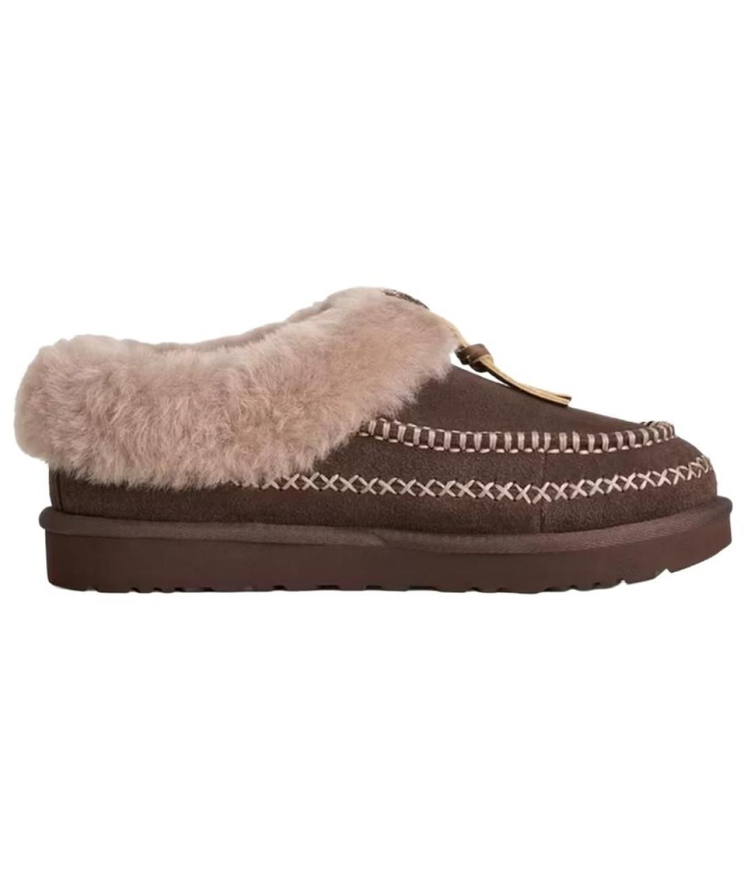 UGG Коричневые замшевые ботинки, фото 1