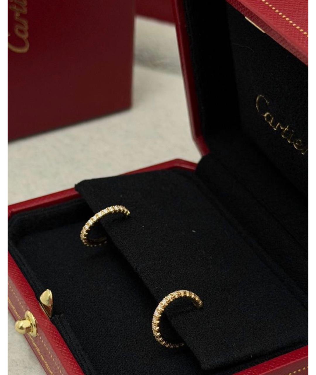 CARTIER Золотые серьги из желтого золота, фото 6