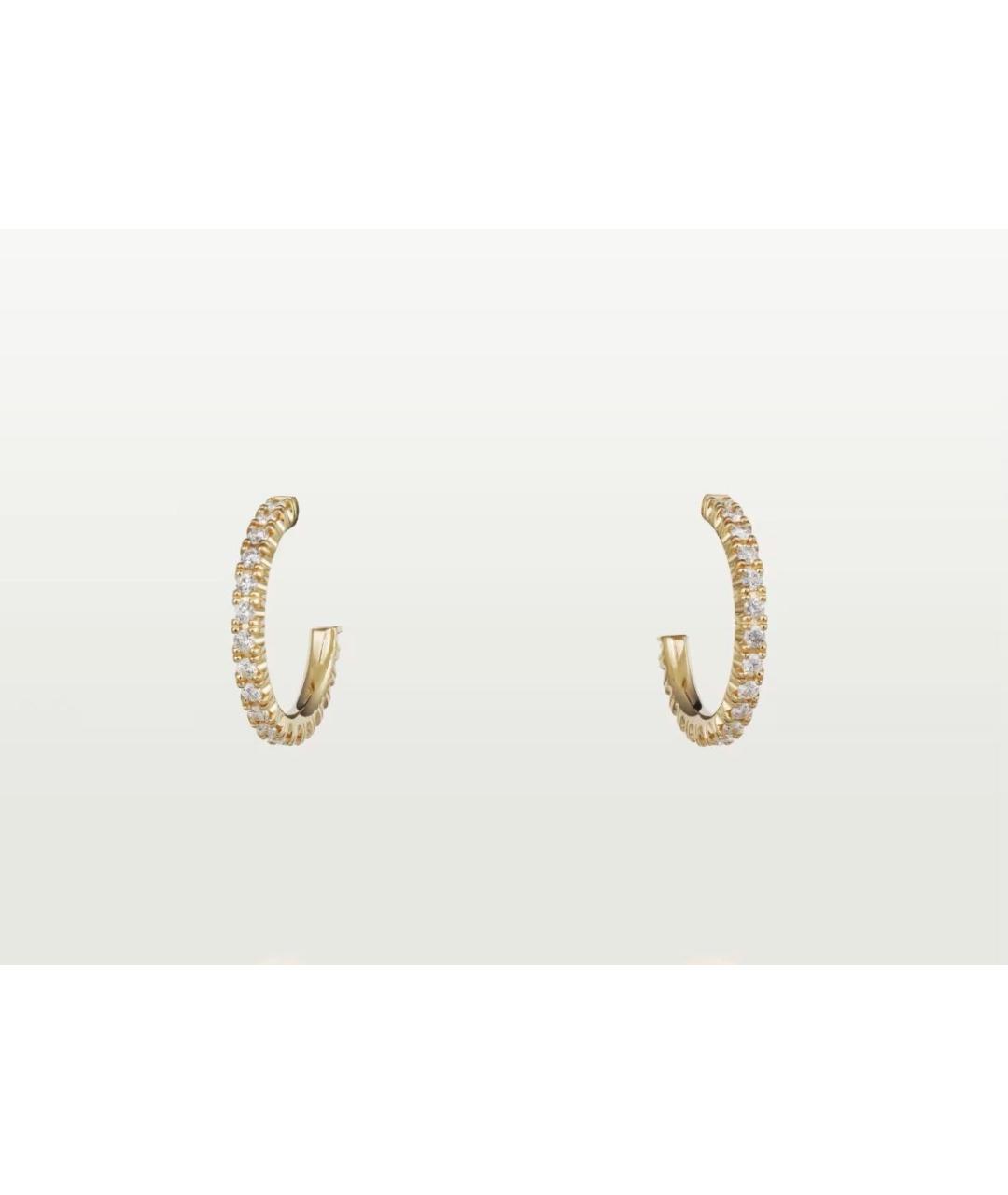 CARTIER Золотые серьги из желтого золота, фото 8