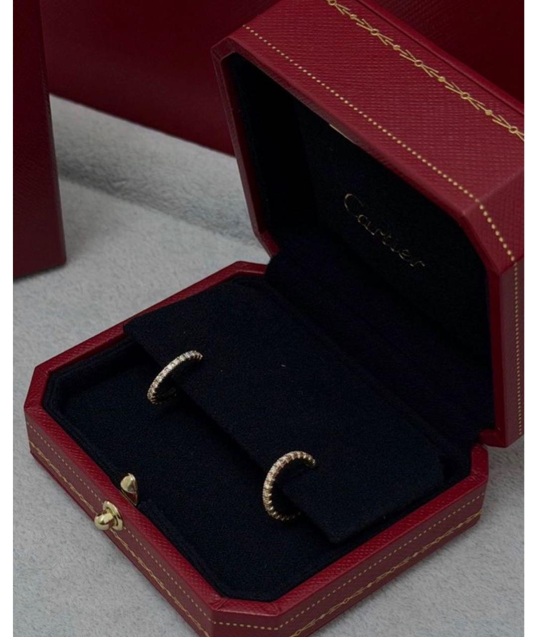CARTIER Золотые серьги из желтого золота, фото 5