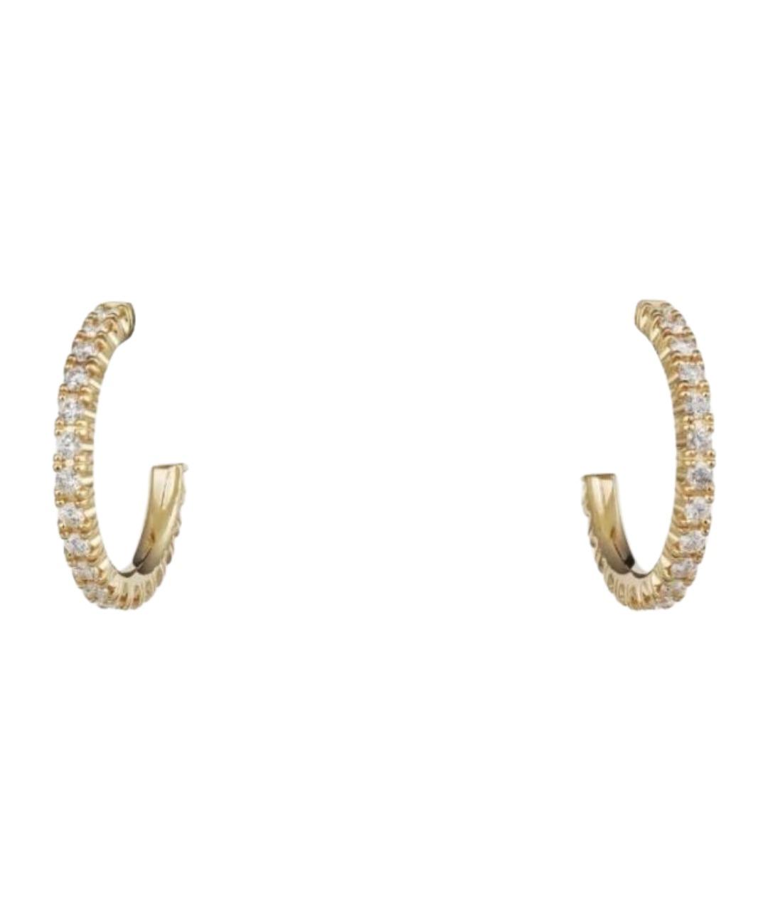 CARTIER Золотые серьги из желтого золота, фото 1