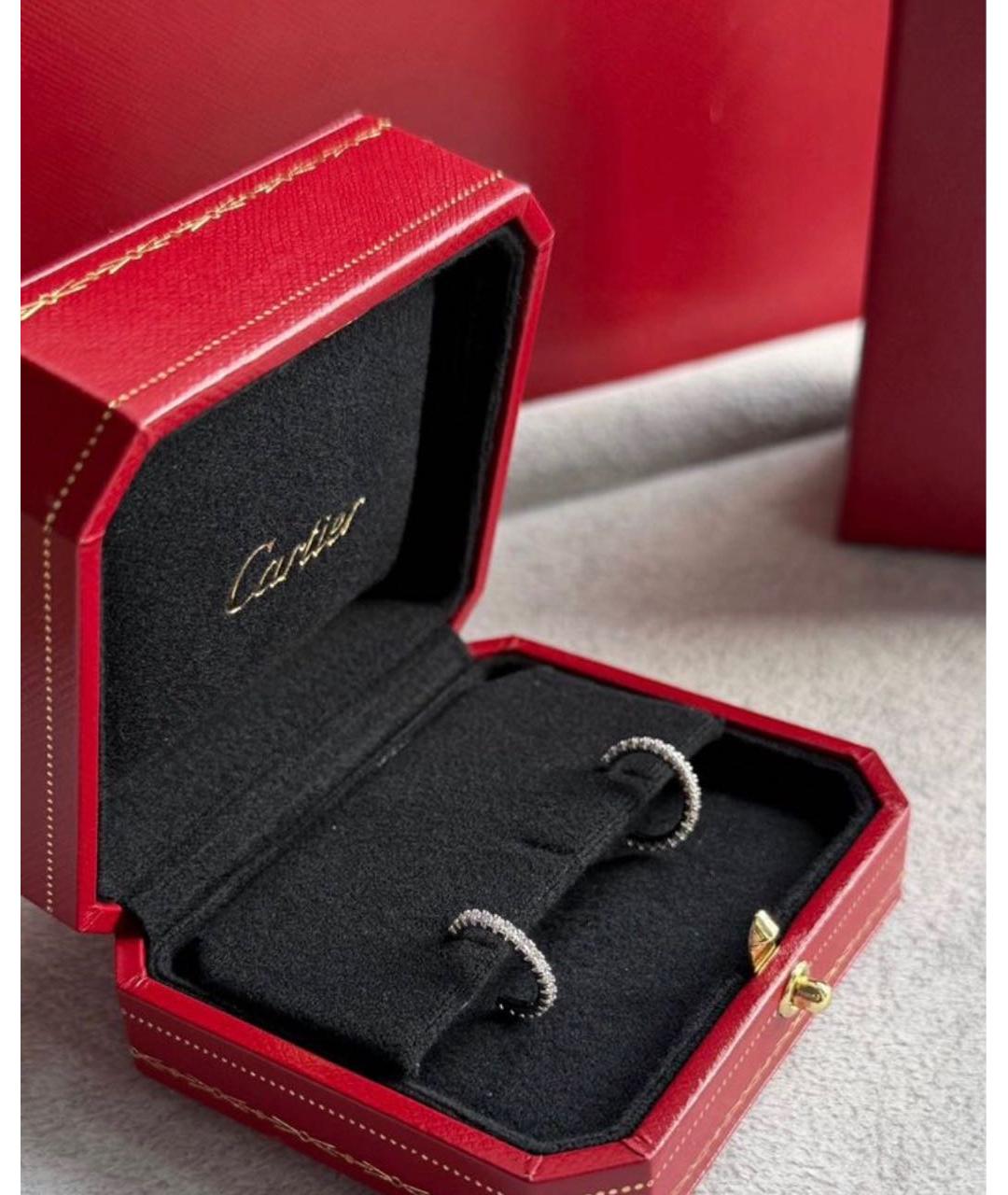 CARTIER Серебряные серьги из белого золота, фото 5