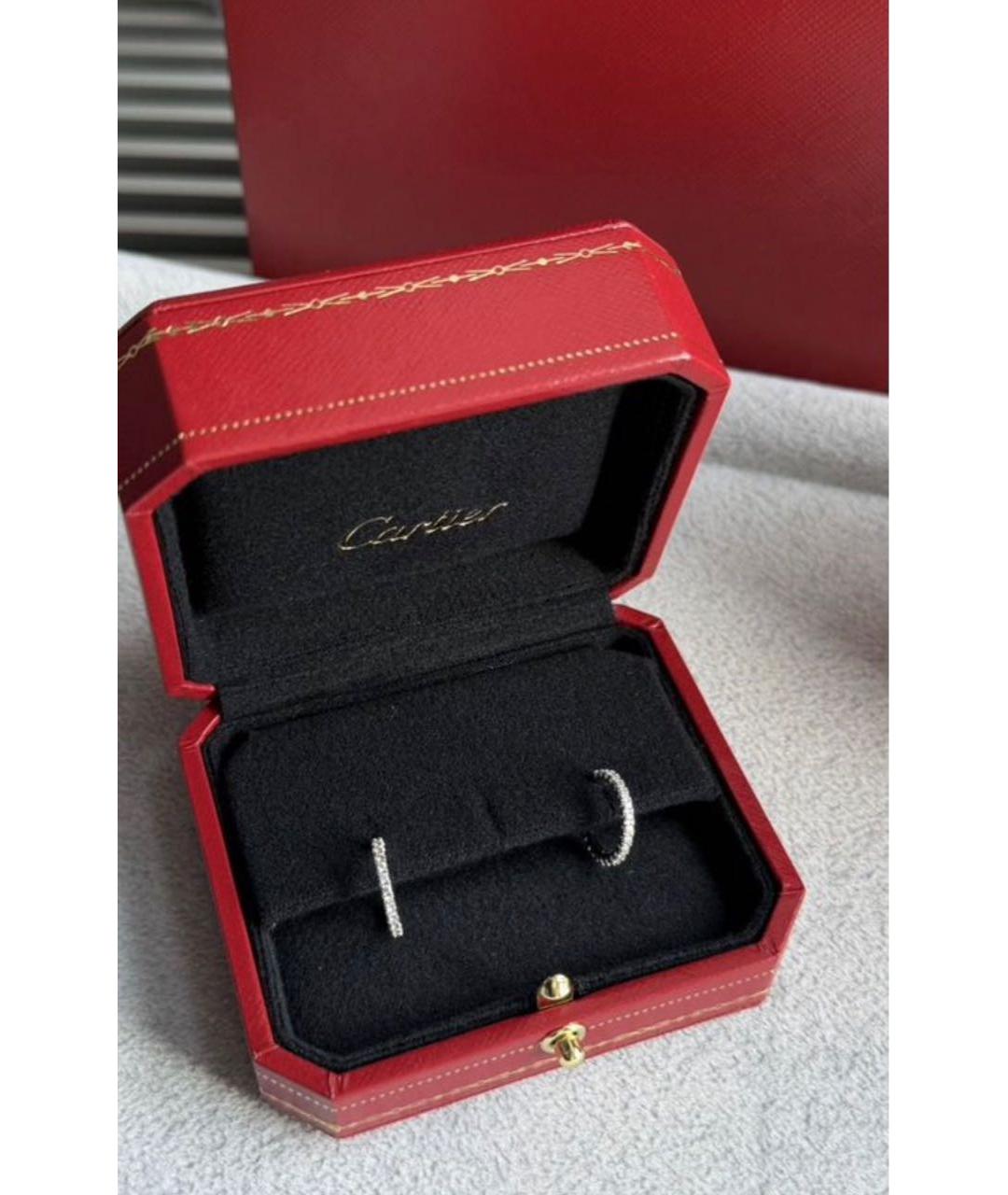 CARTIER Серебряные серьги из белого золота, фото 6