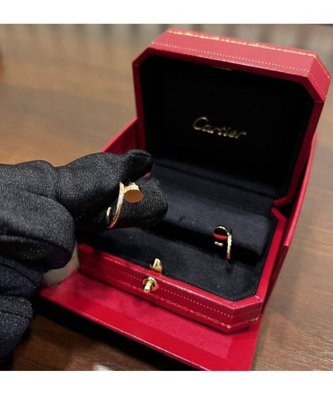 CARTIER Золотые серьги из желтого золота, фото 6
