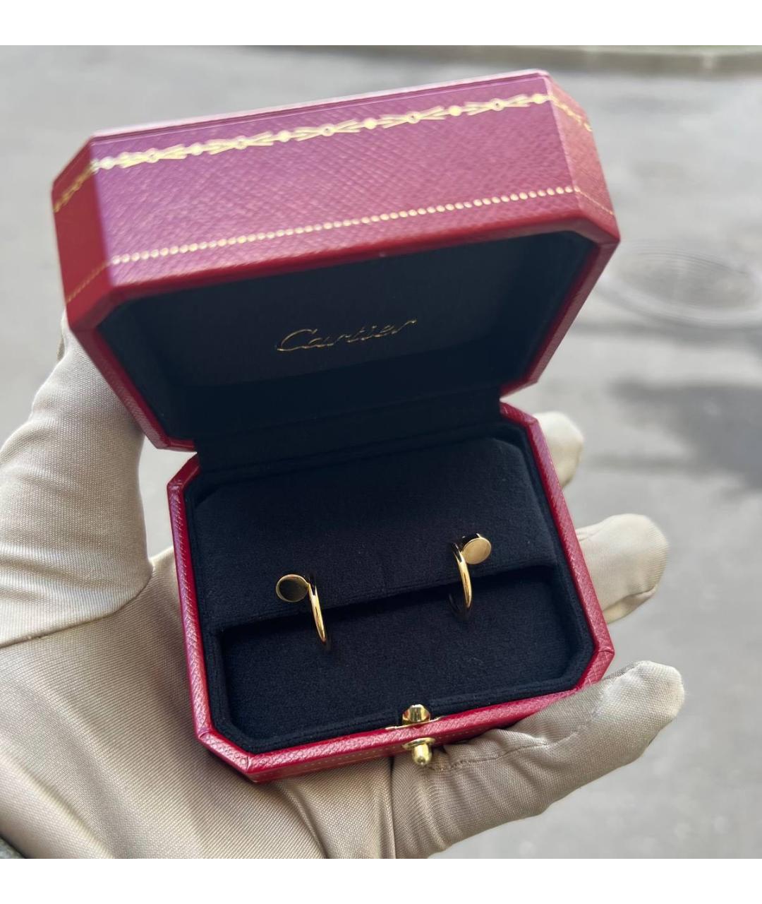 CARTIER Золотые серьги из желтого золота, фото 2