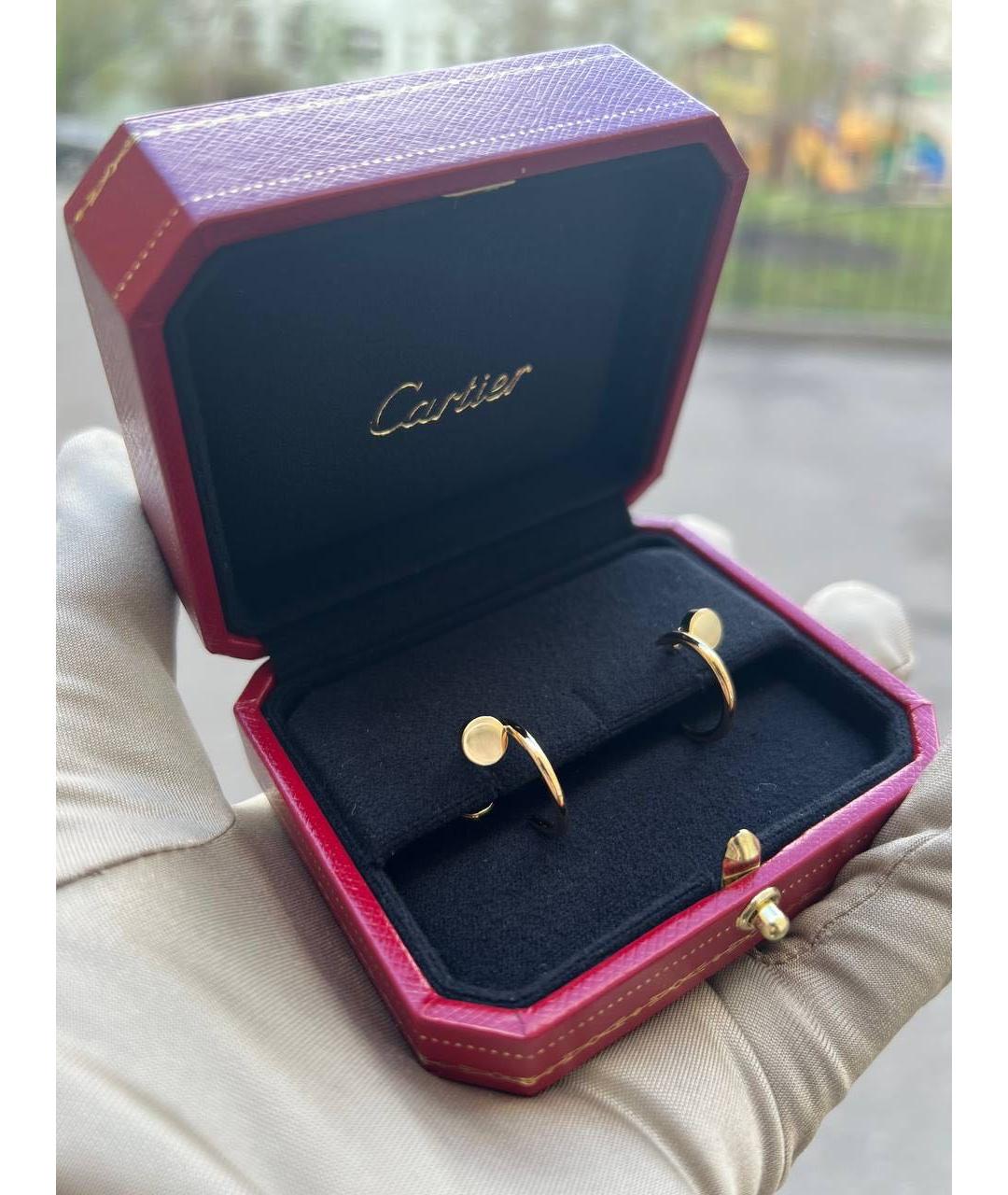 CARTIER Золотые серьги из желтого золота, фото 3