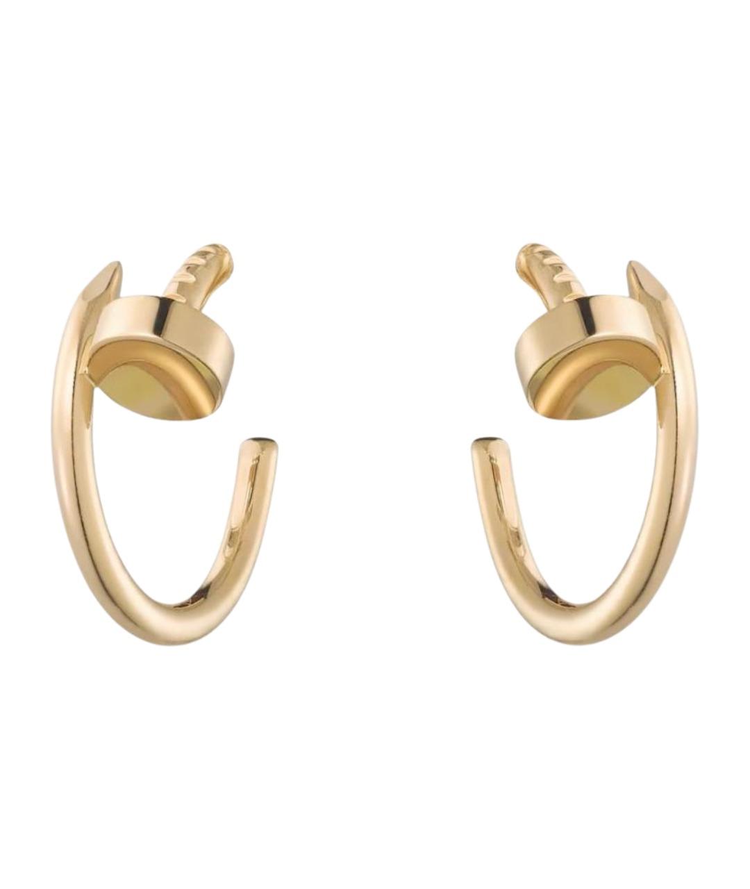 CARTIER Золотые серьги из желтого золота, фото 1