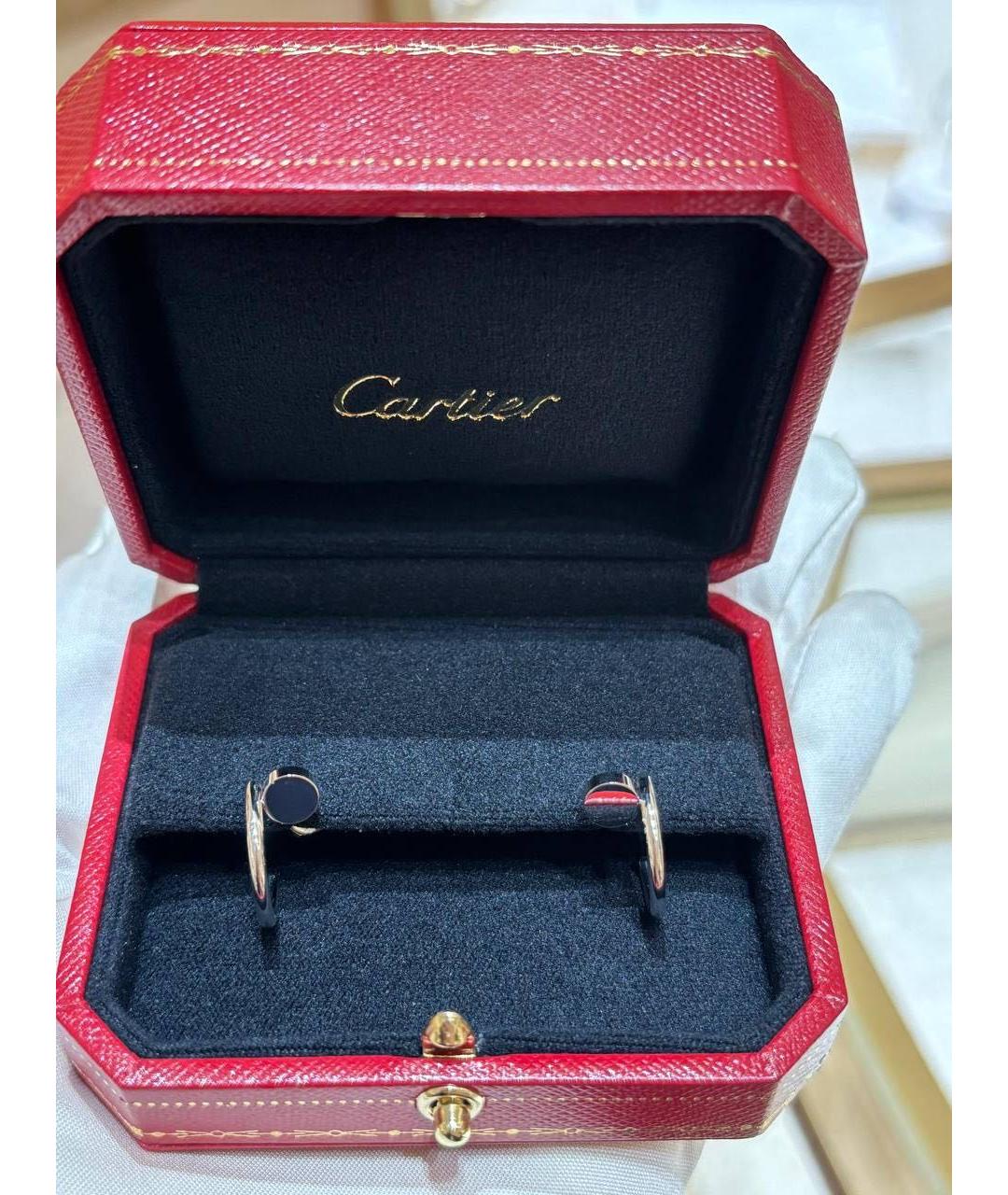 CARTIER Серебряные серьги из белого золота, фото 3