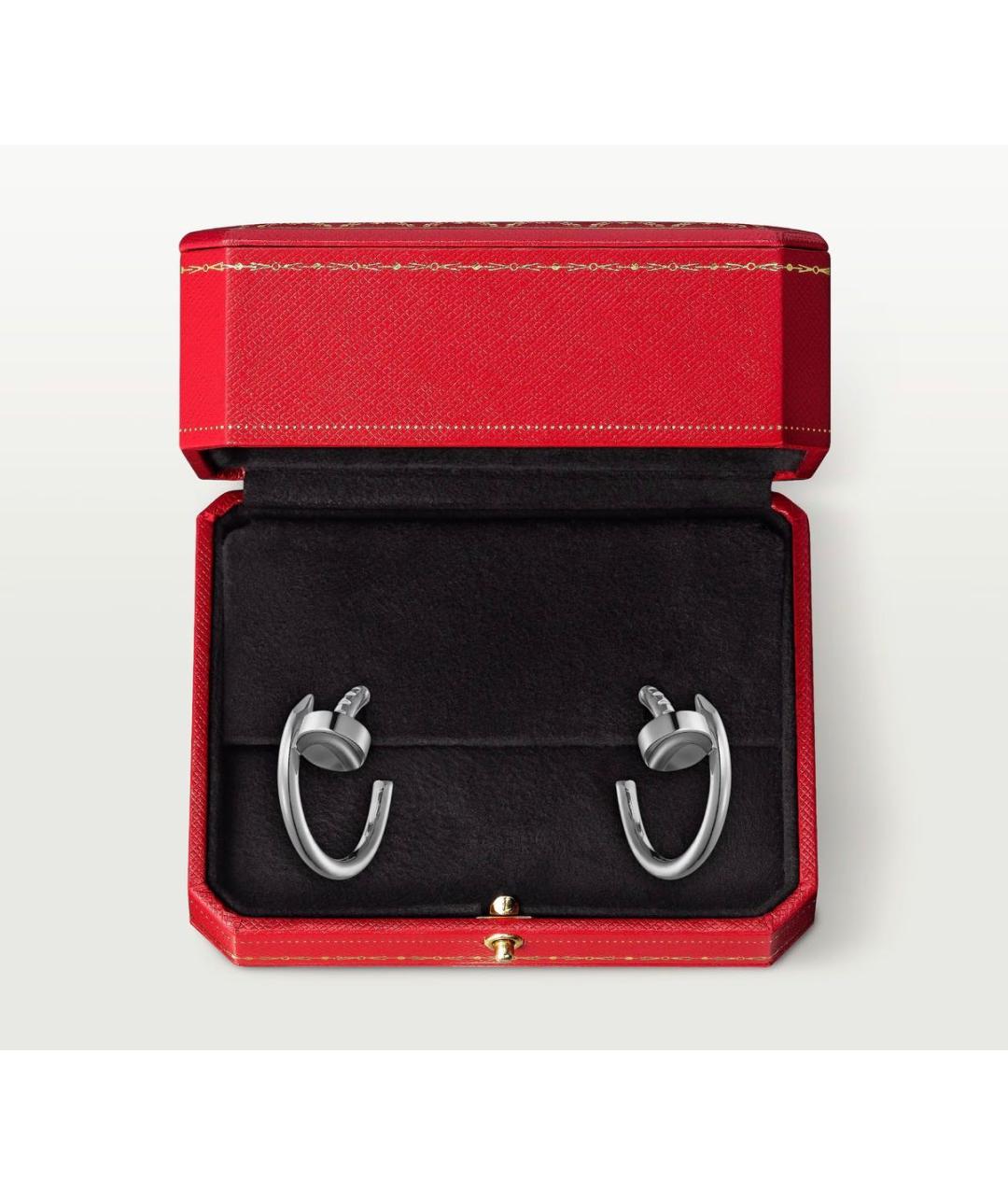 CARTIER Серебряные серьги из белого золота, фото 5