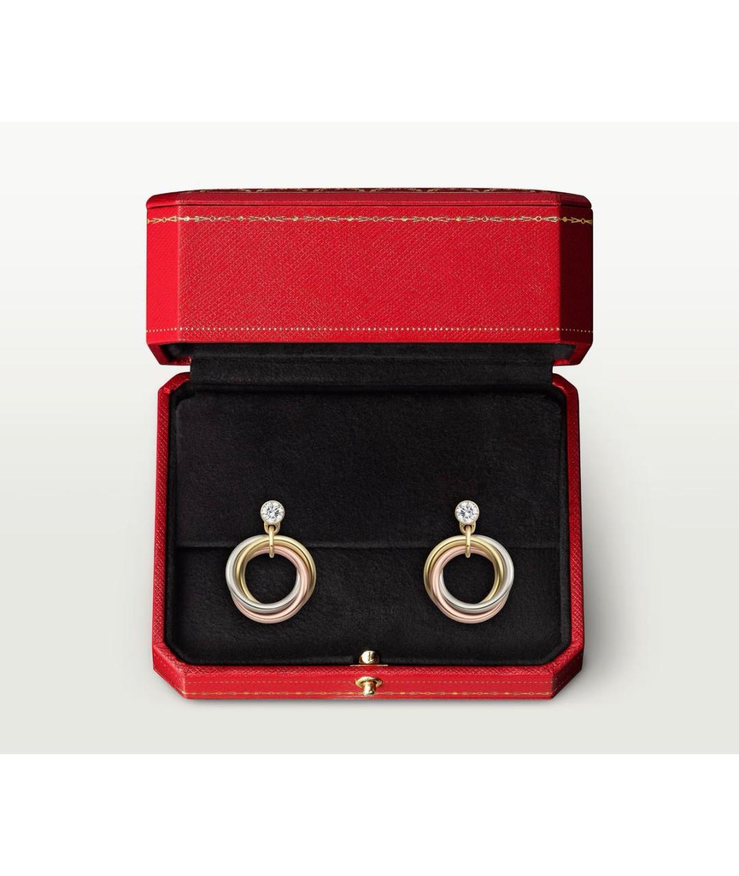 CARTIER Золотые серьги из белого золота, фото 7