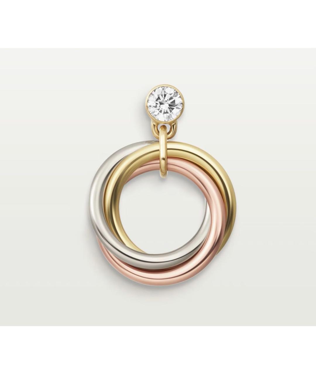 CARTIER Золотые серьги из белого золота, фото 5