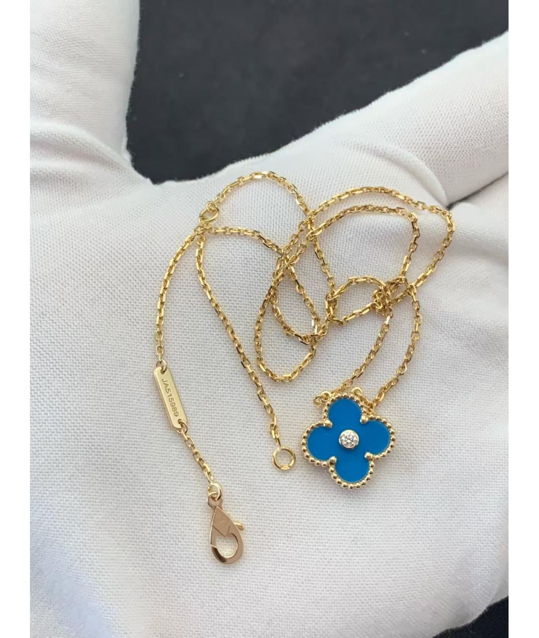 VAN CLEEF & ARPELS Синяя подвеска, фото 3