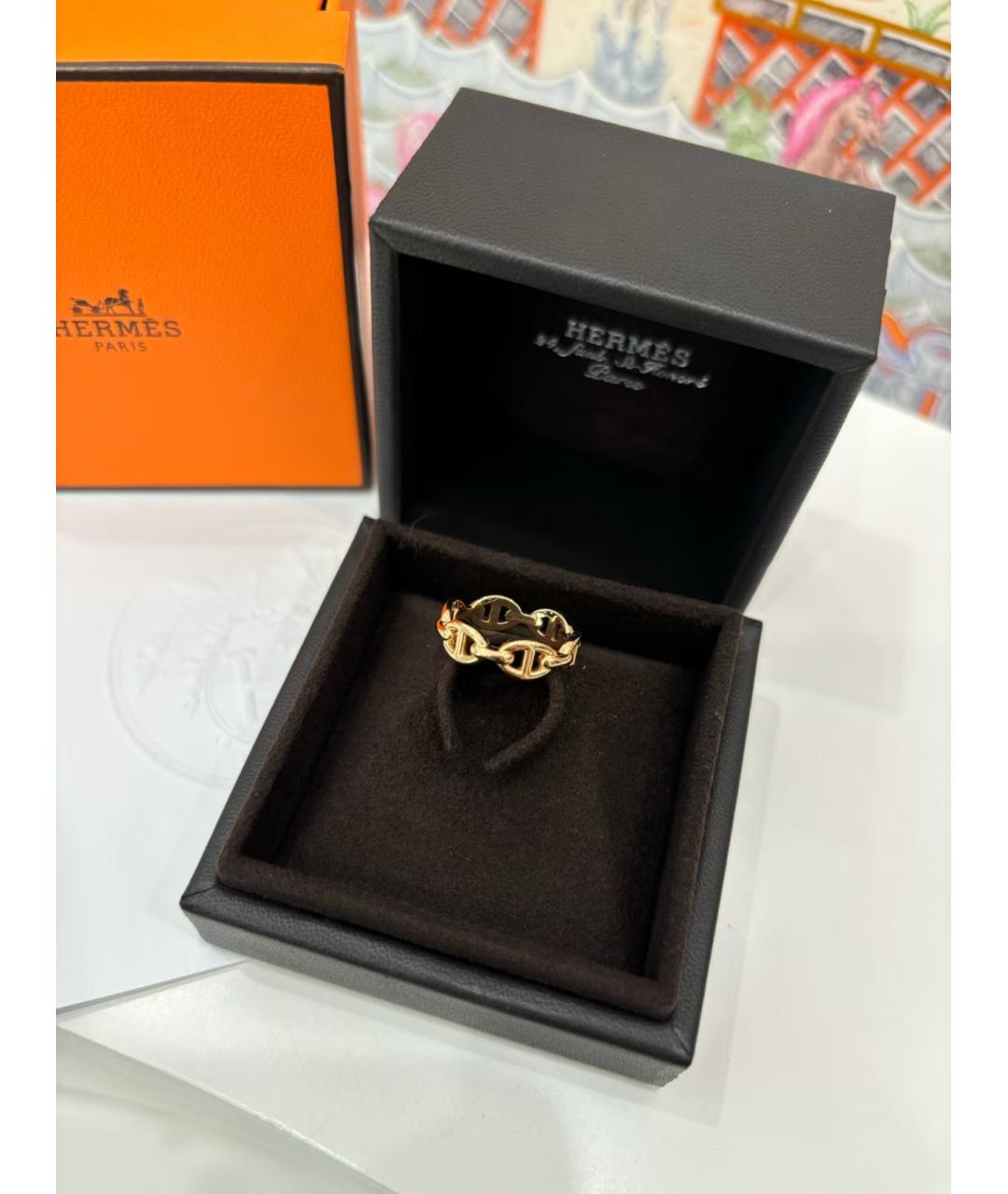 HERMES Золотое кольцо из розового золота, фото 3