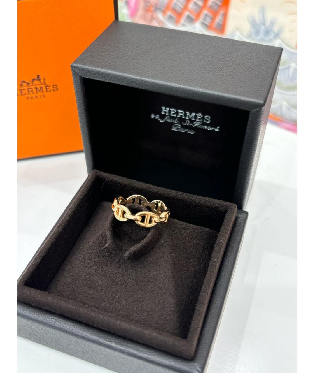 HERMES Золотое кольцо из розового золота, фото 5