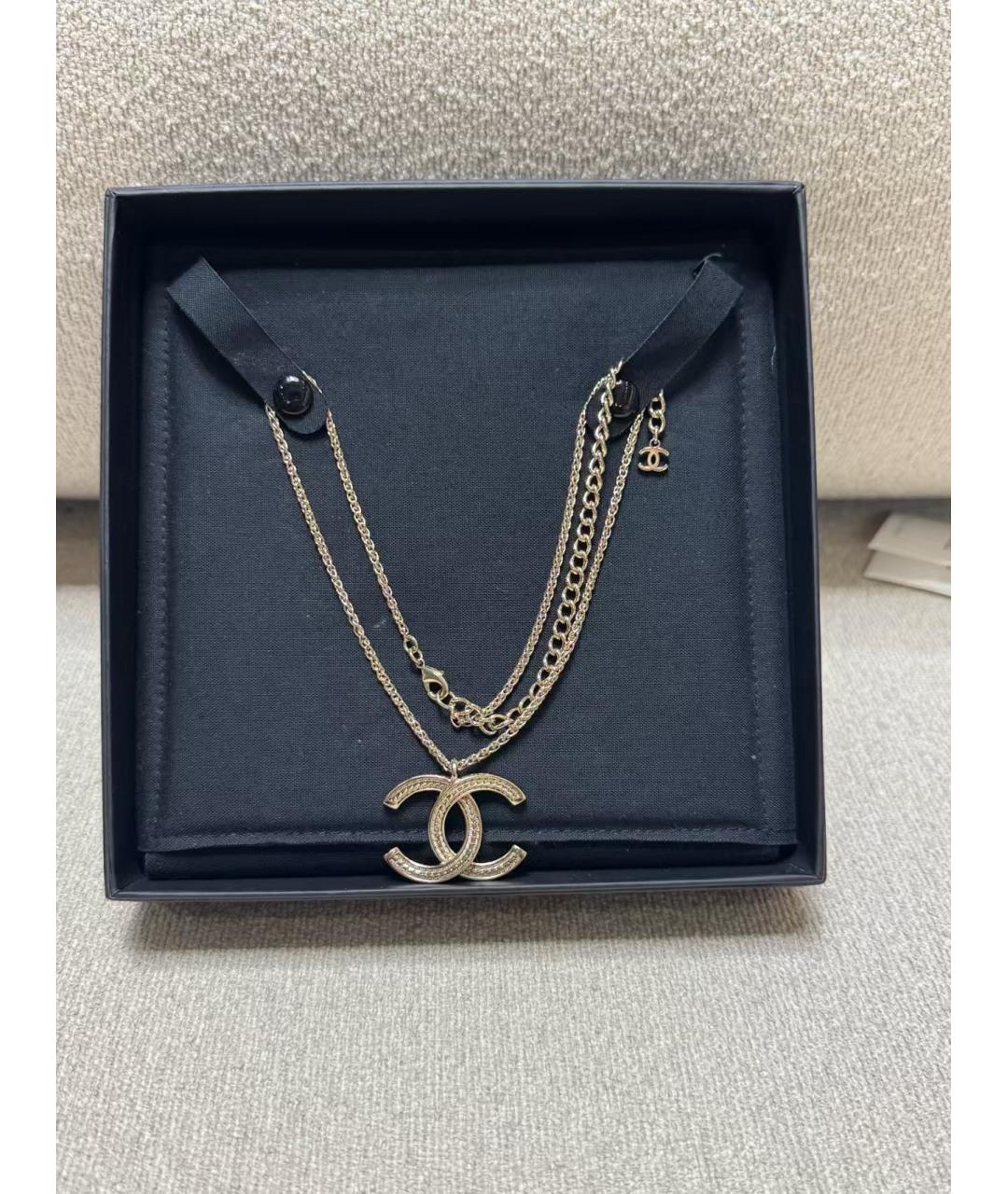 CHANEL Золотое колье, фото 2