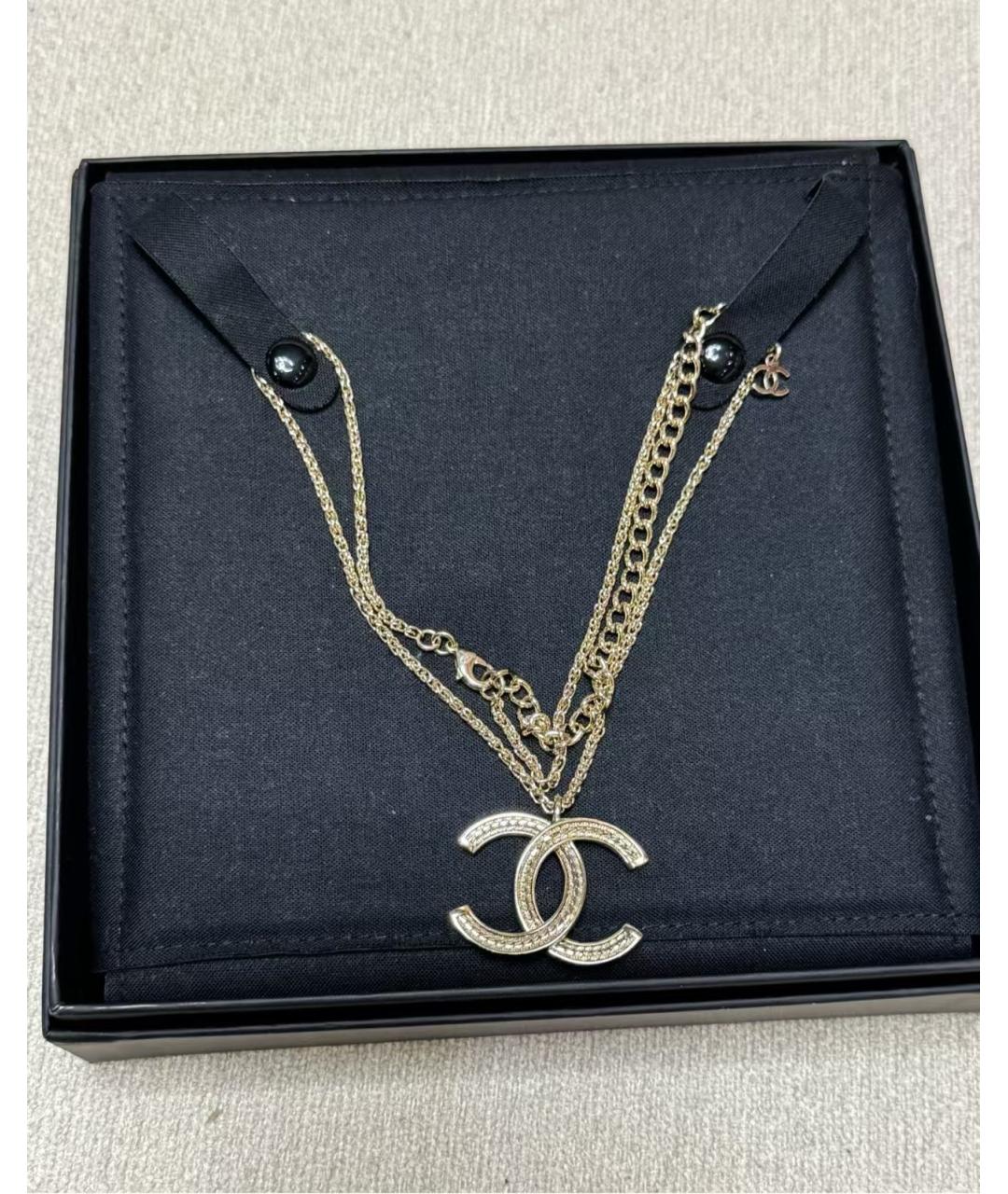 CHANEL Золотое колье, фото 3