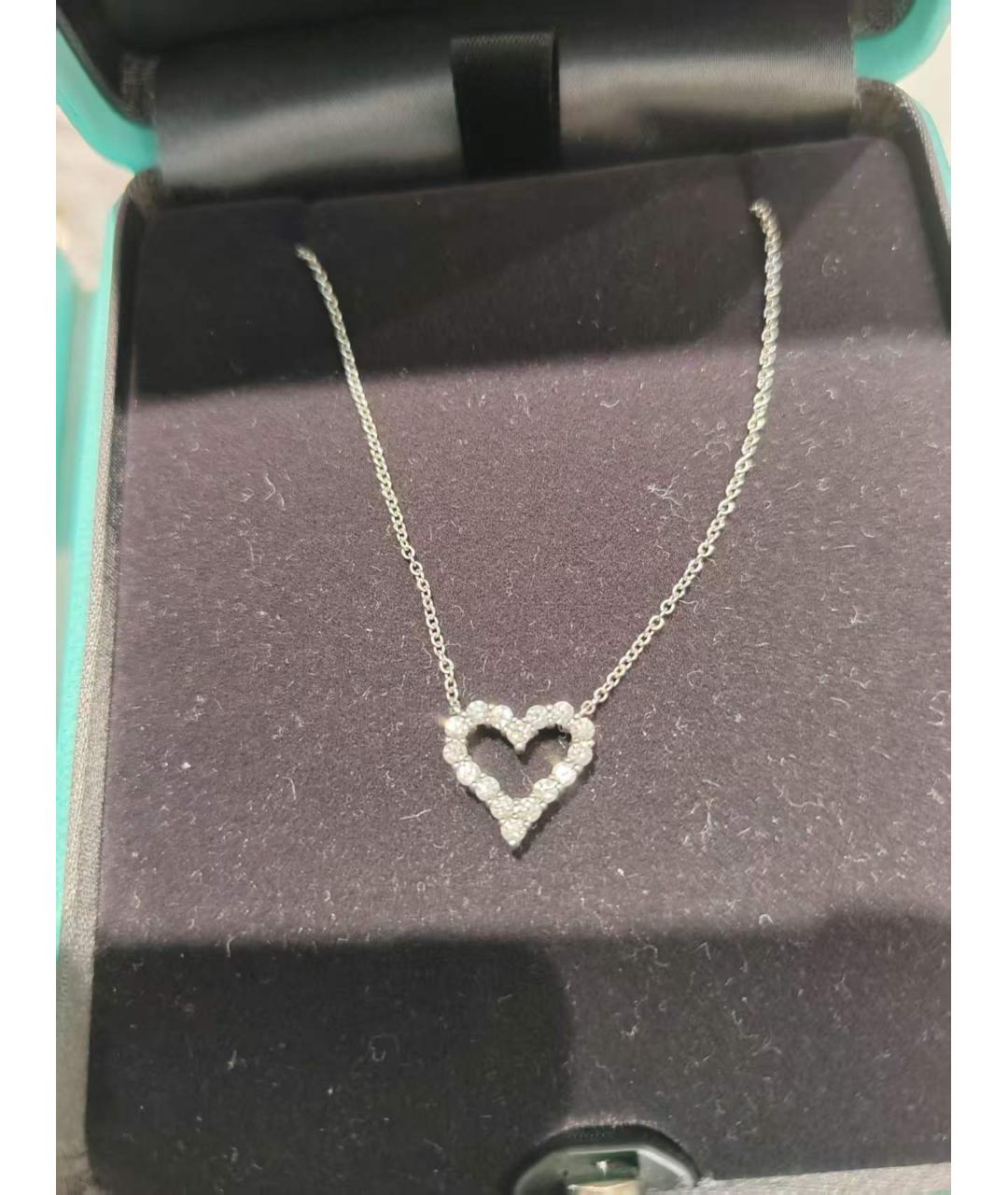 TIFFANY&CO Серебряное колье из белого золота, фото 4