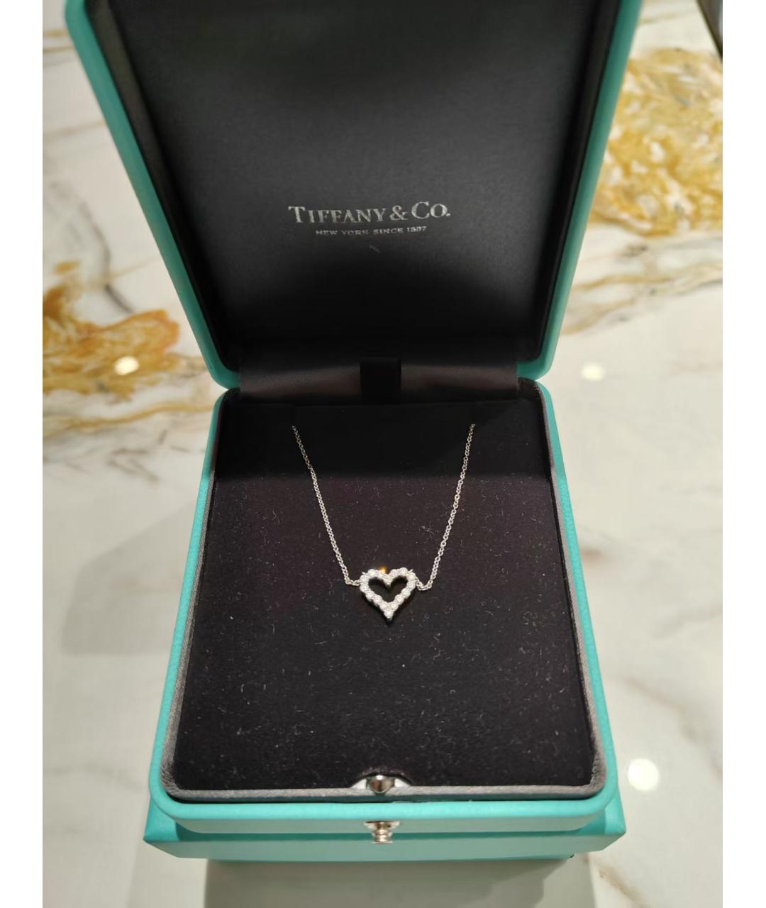 TIFFANY&CO Серебряное колье из белого золота, фото 3