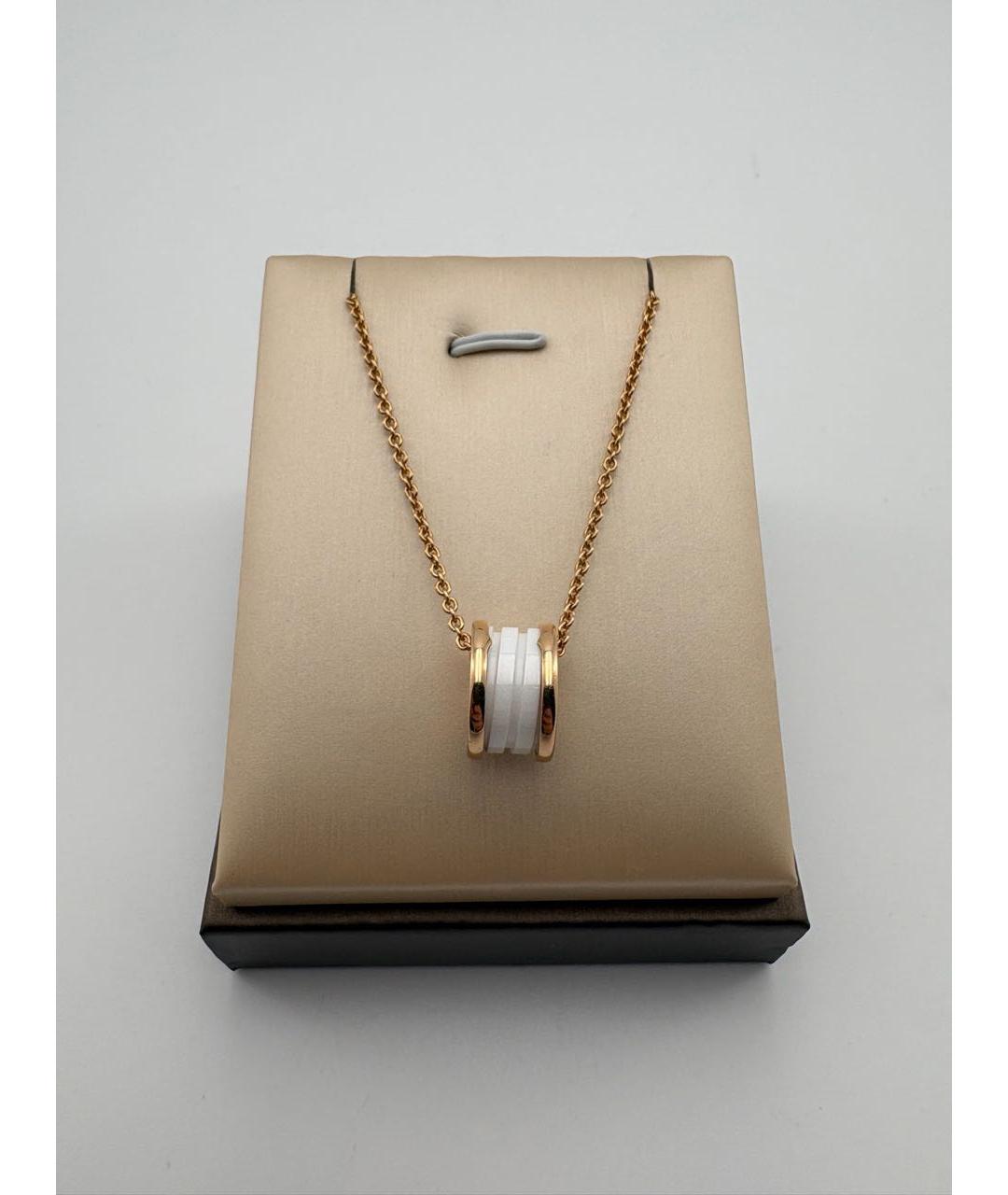 BVLGARI Золотое колье из розового золота, фото 4