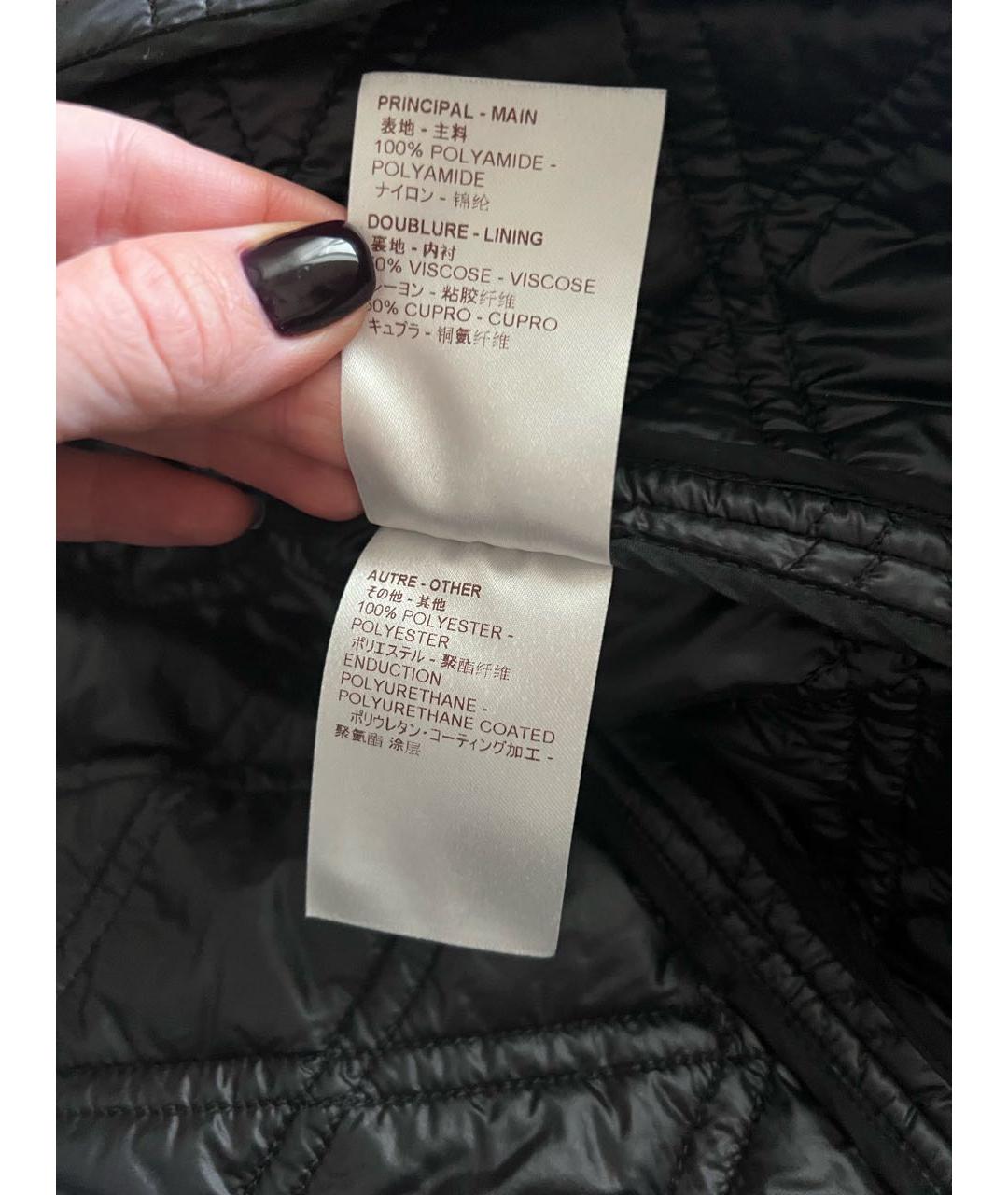 LOUIS VUITTON Черная полиамидовая куртка, фото 8