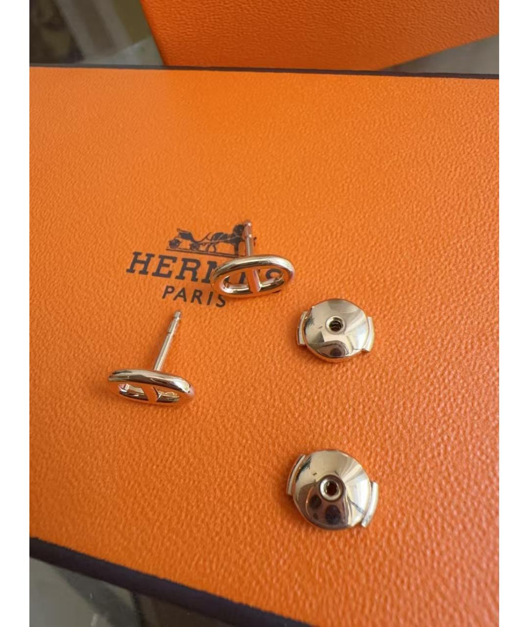 HERMES Золотые серьги, фото 5
