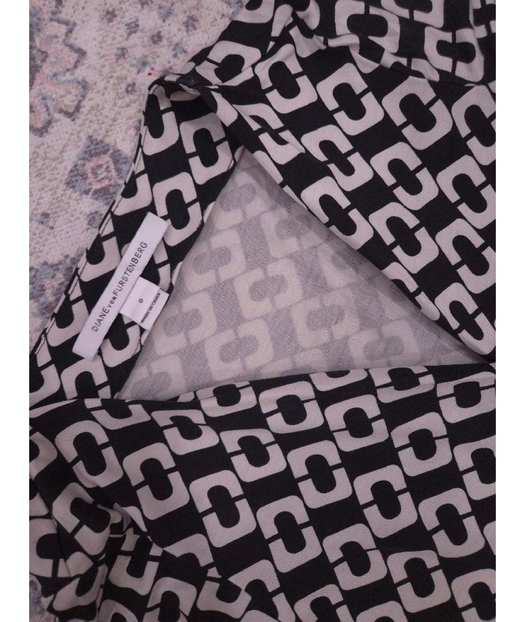 DIANE VON FURSTENBERG Мульти шелковое повседневное платье, фото 3