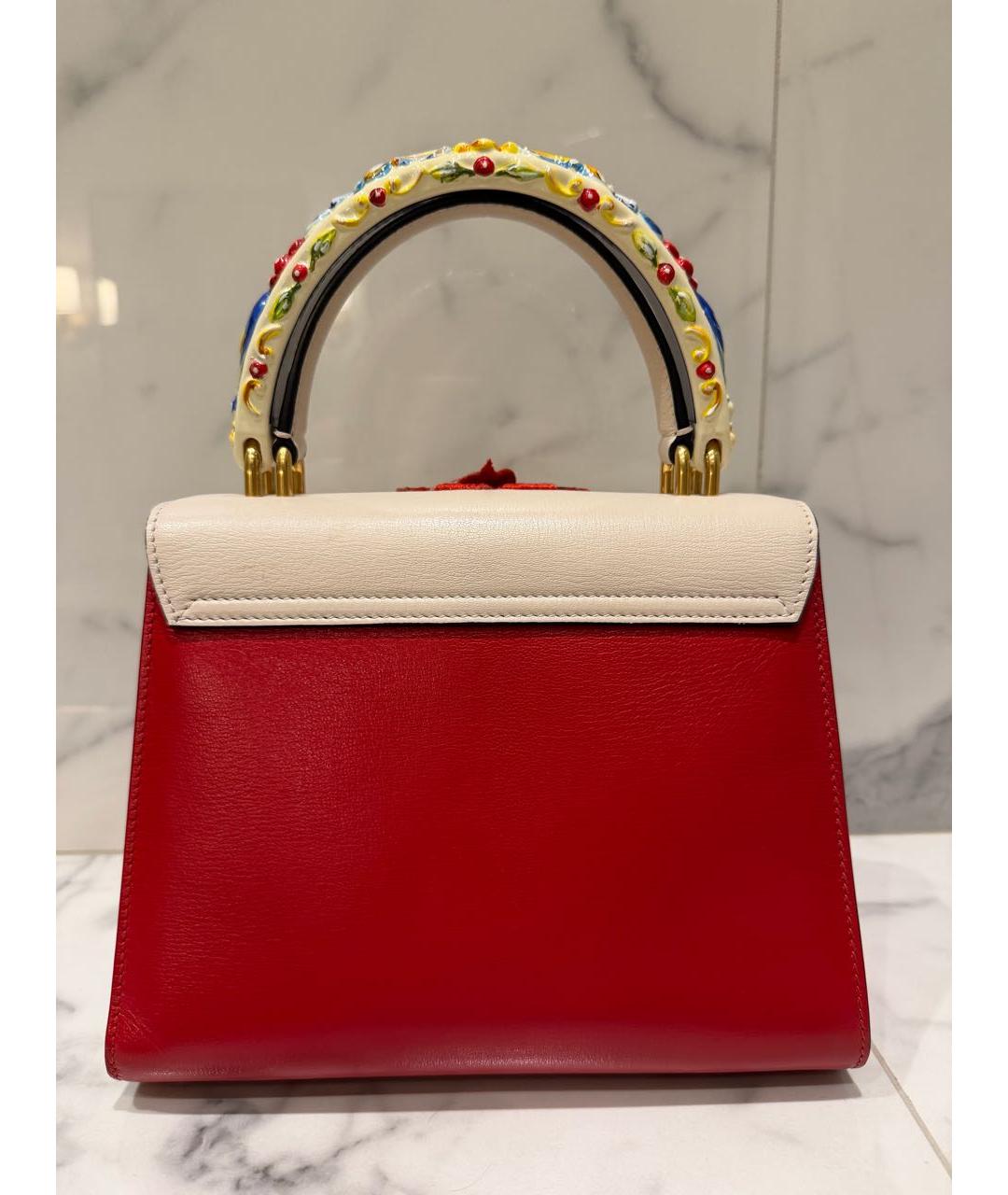 DOLCE&GABBANA Мульти кожаная сумка с короткими ручками, фото 2