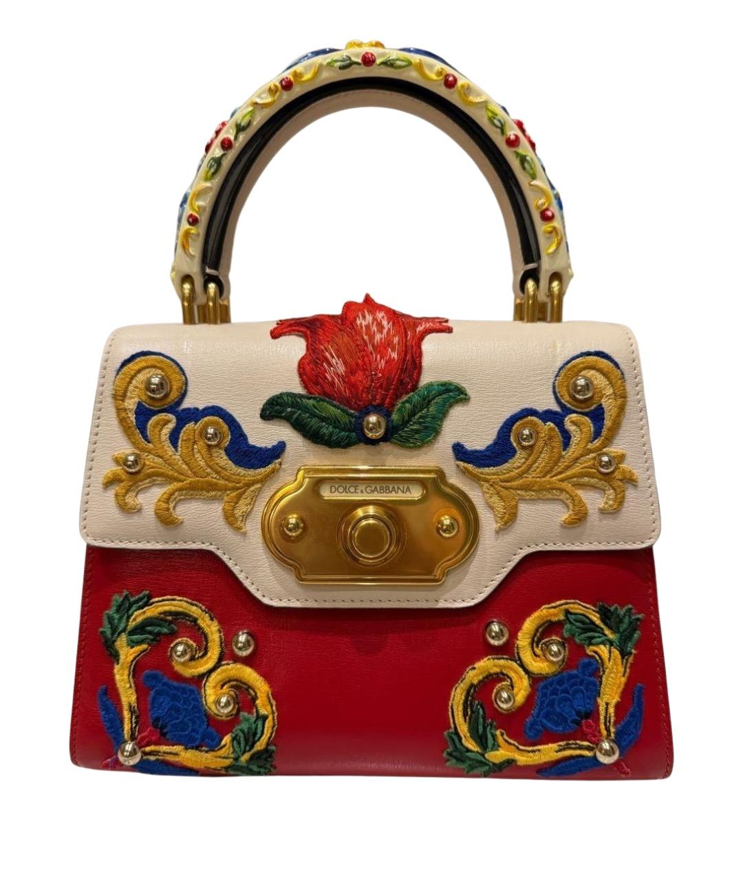 DOLCE&GABBANA Мульти кожаная сумка с короткими ручками, фото 1